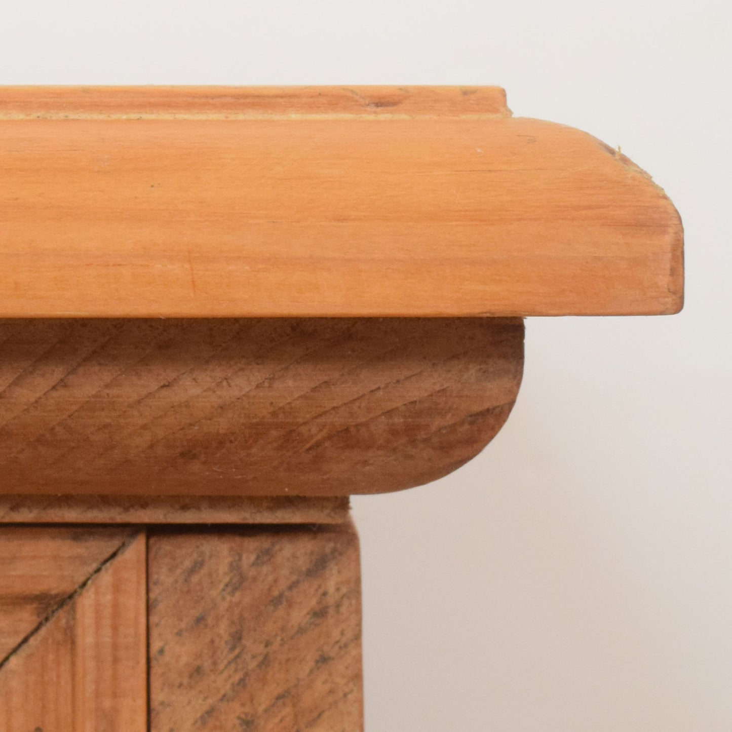 Rustic Pine Media Cabinet