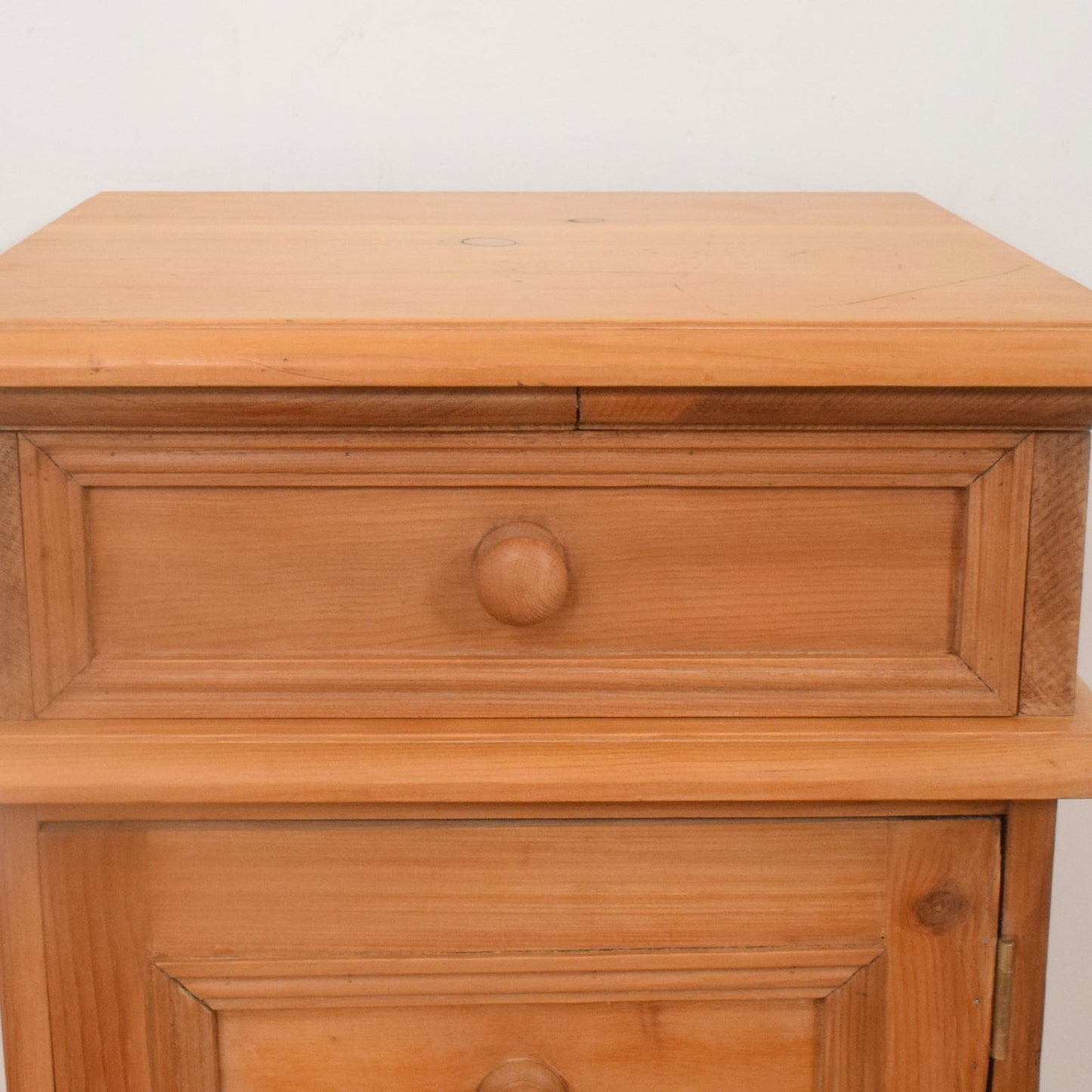 Rustic Pine Media Cabinet