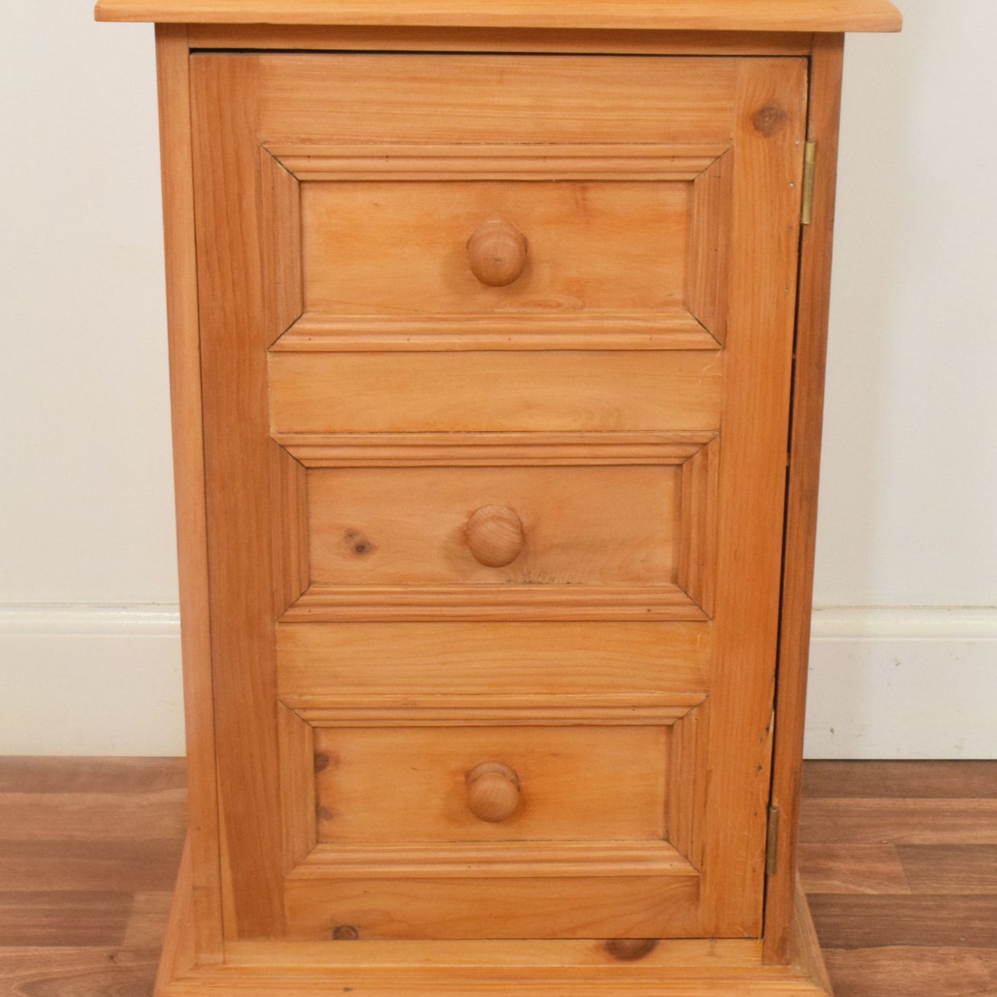 Rustic Pine Media Cabinet