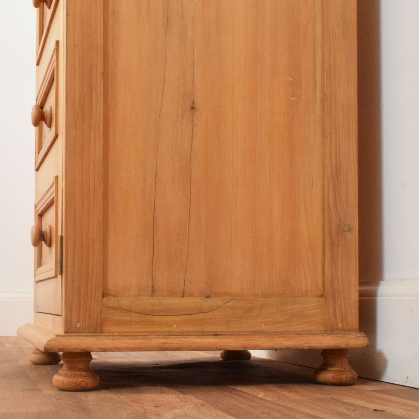 Rustic Pine Media Cabinet