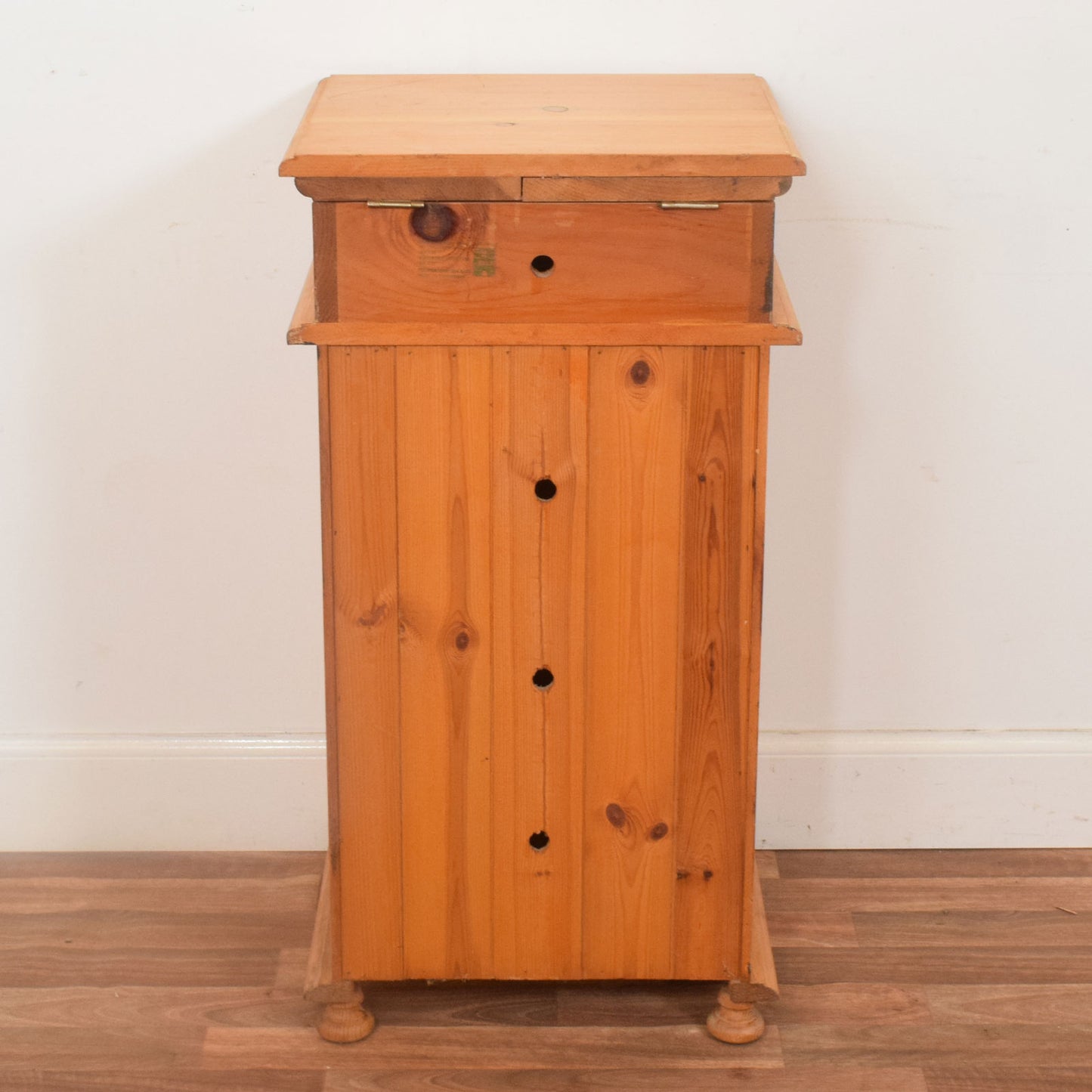 Rustic Pine Media Cabinet