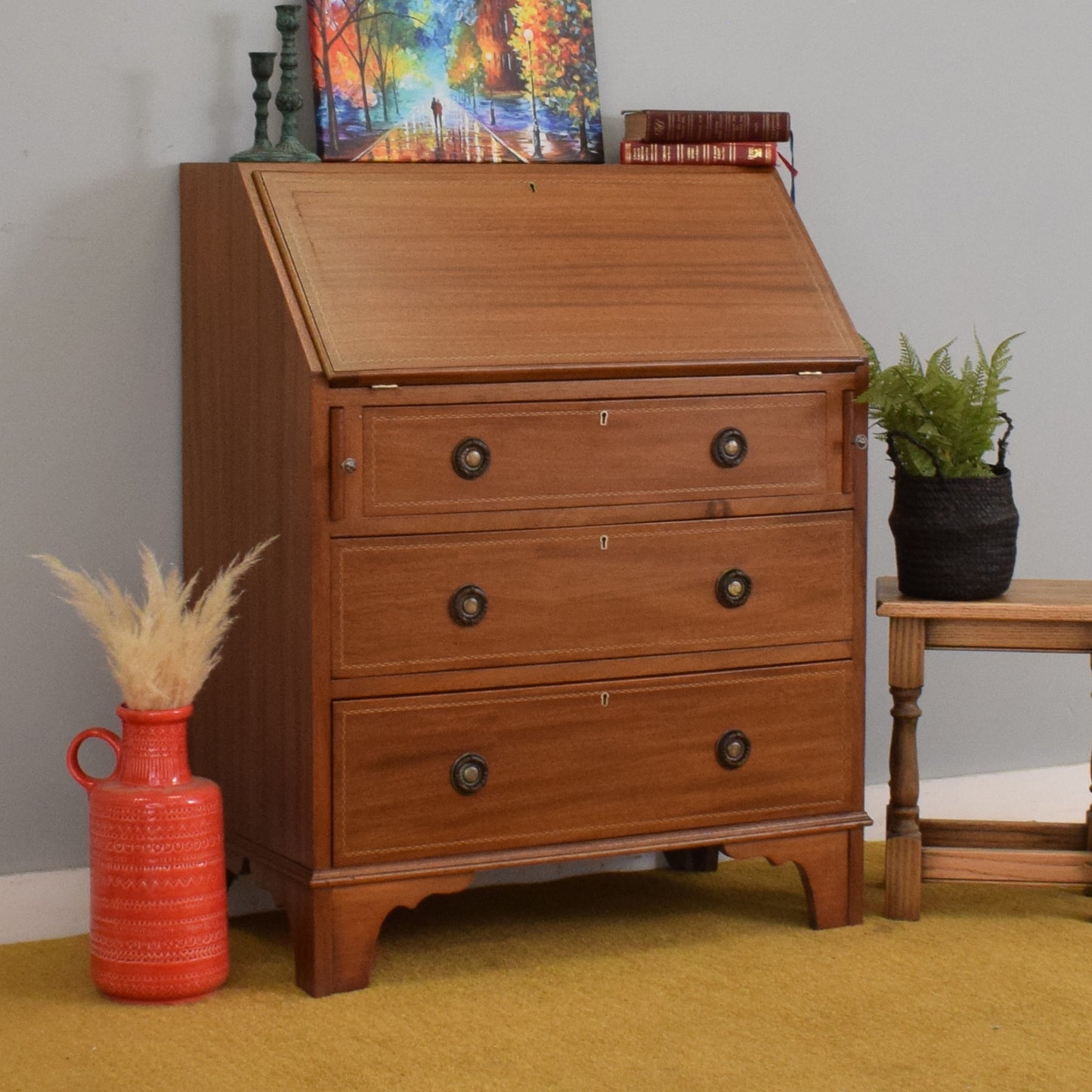 Restored Mahogany Bureau