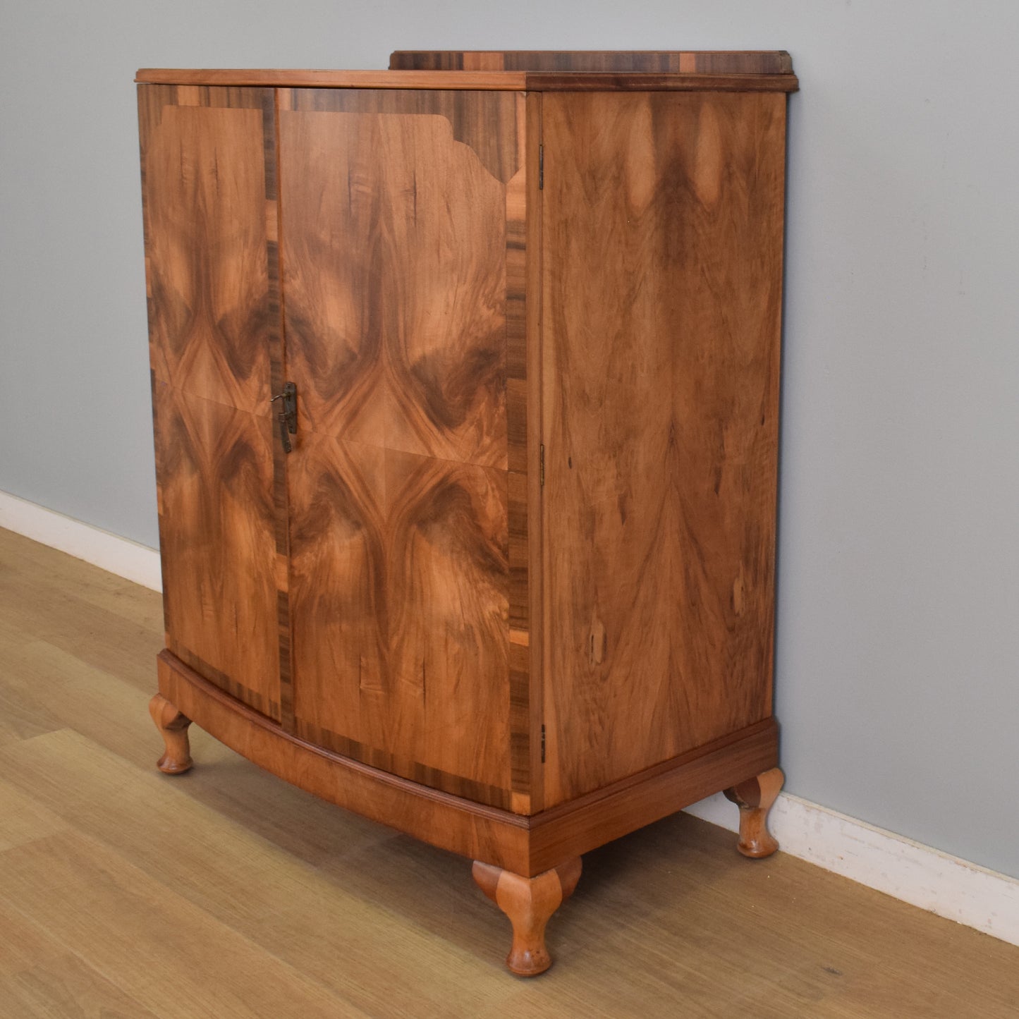 Walnut Veneer Tallboy