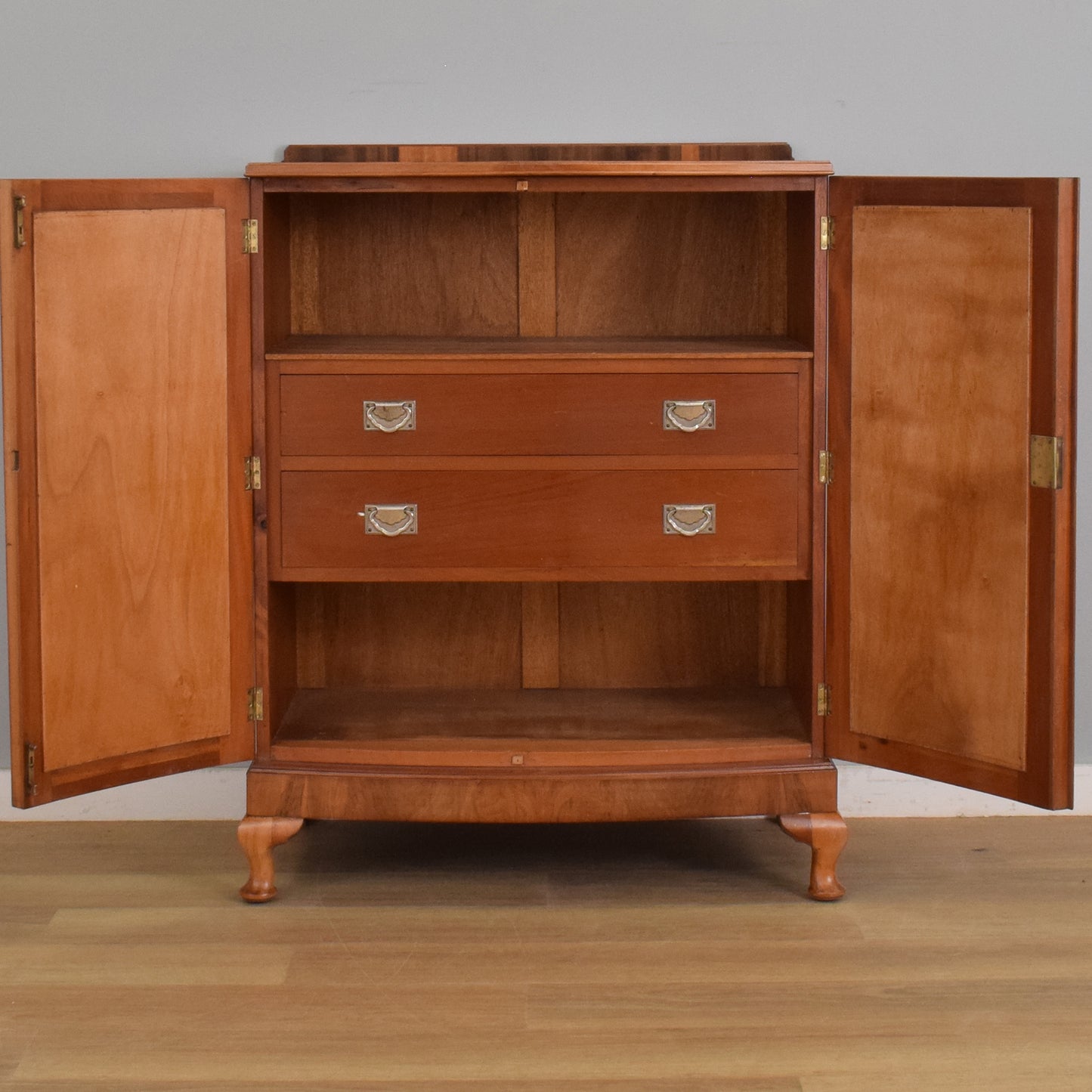 Walnut Veneer Tallboy