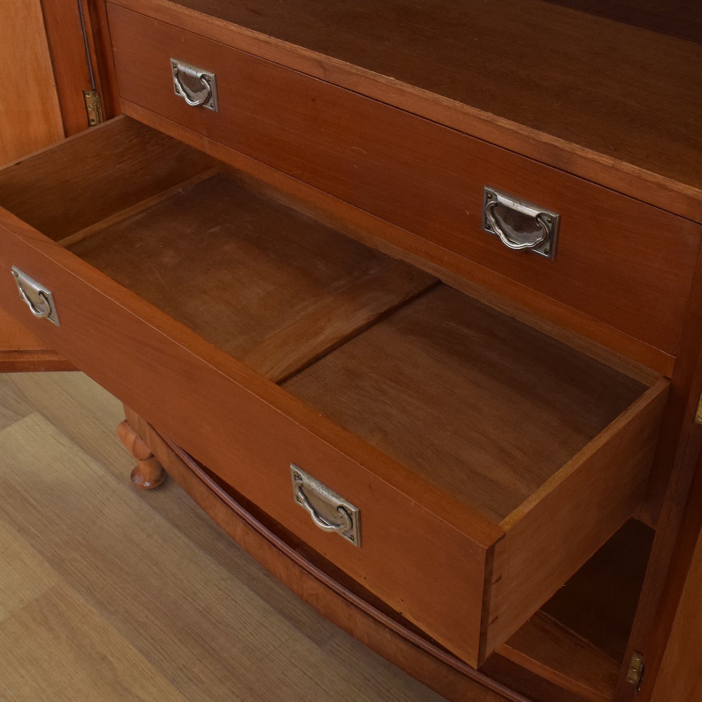 Walnut Veneer Tallboy