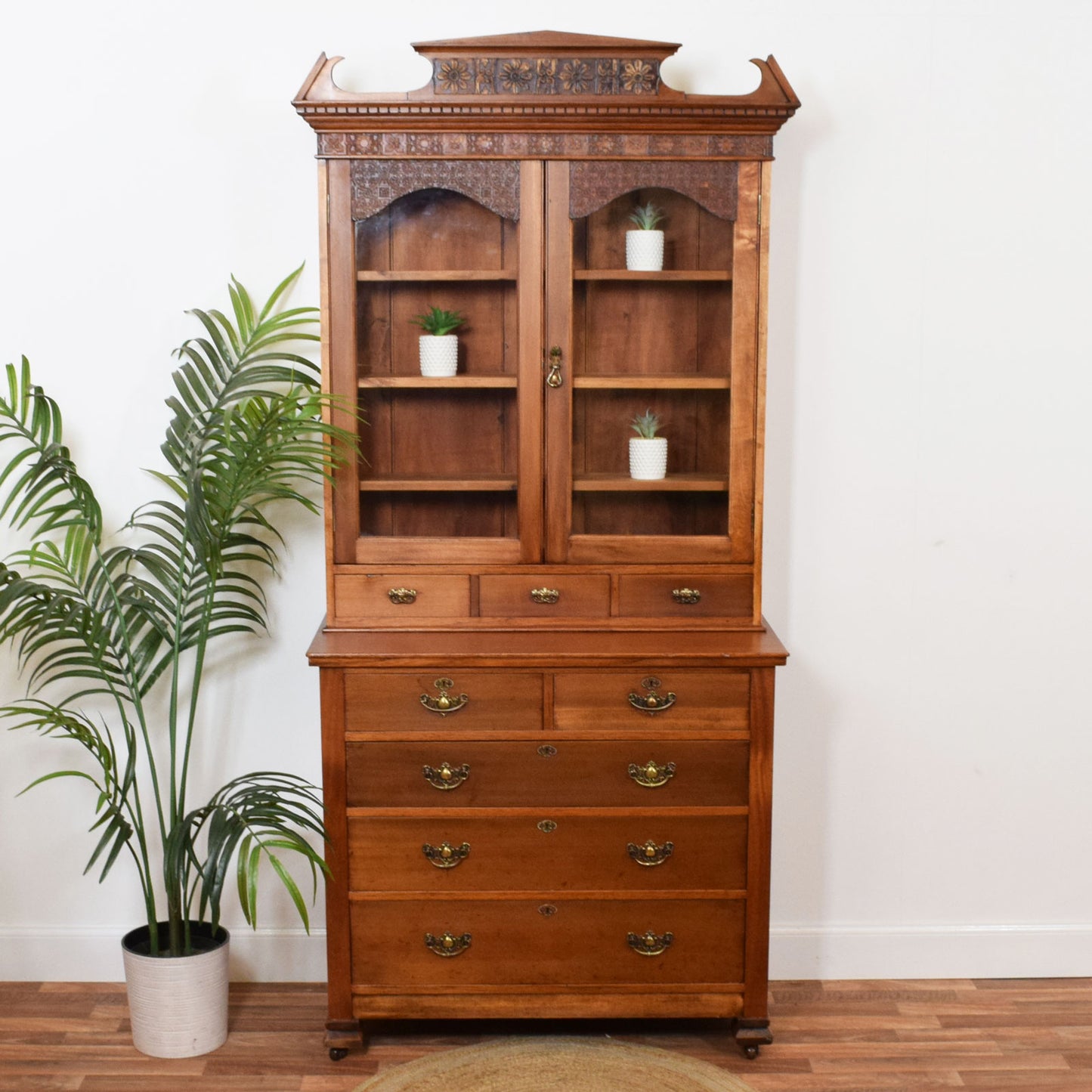 Carved Mahogany Dresser