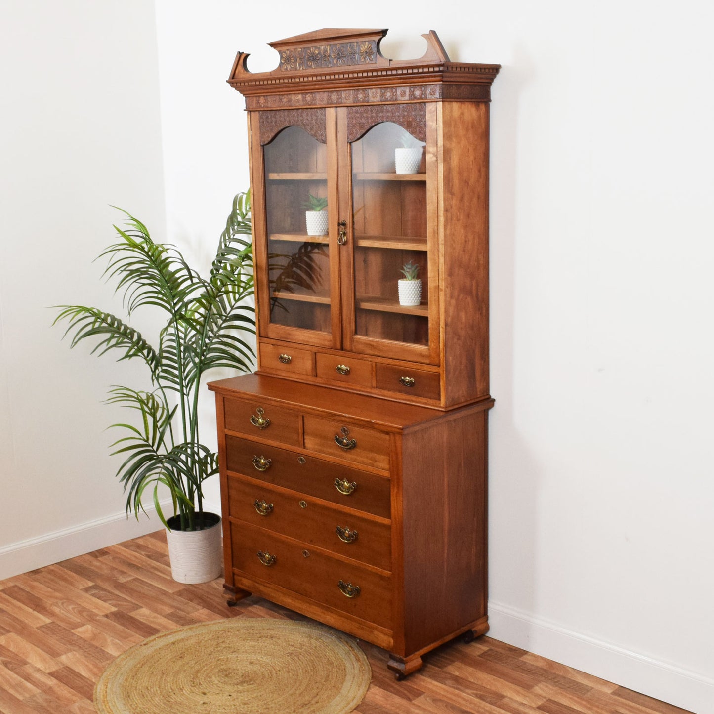 Carved Mahogany Dresser