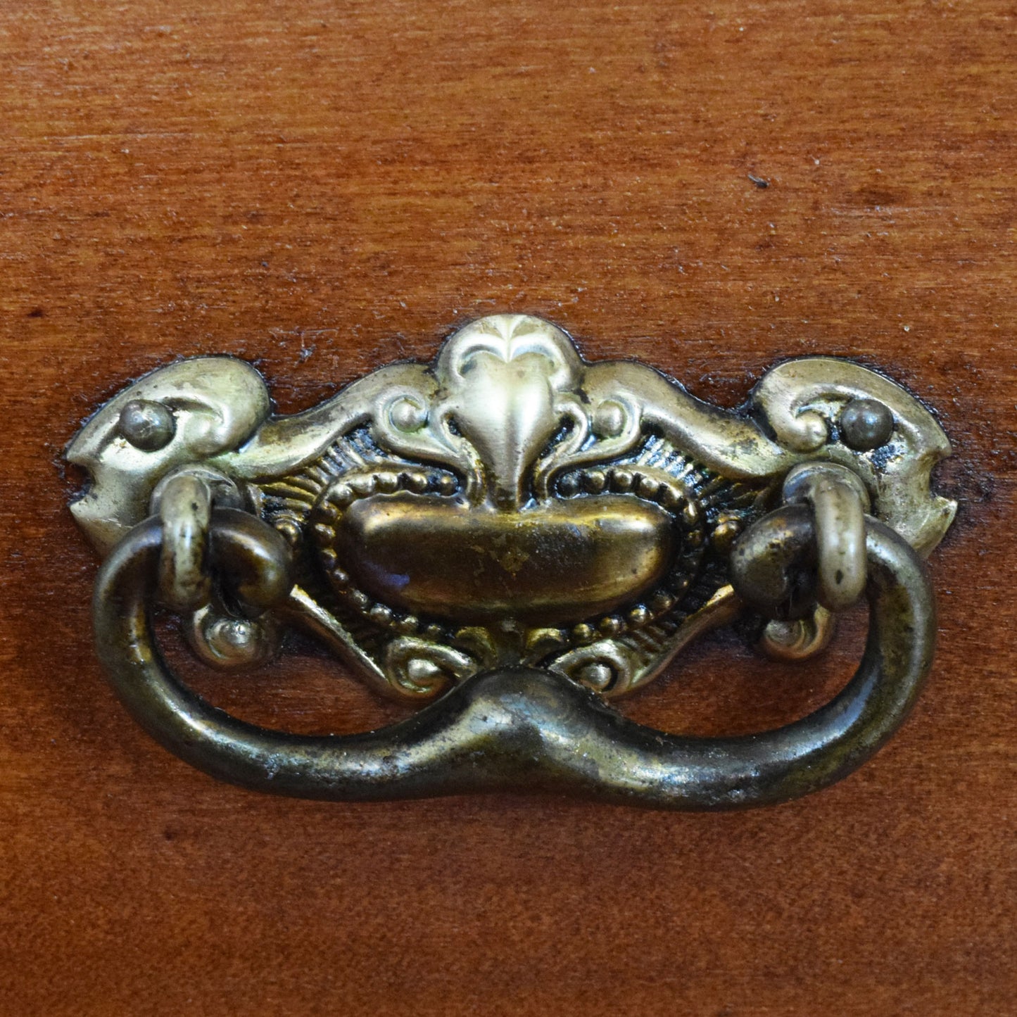 Carved Mahogany Dresser