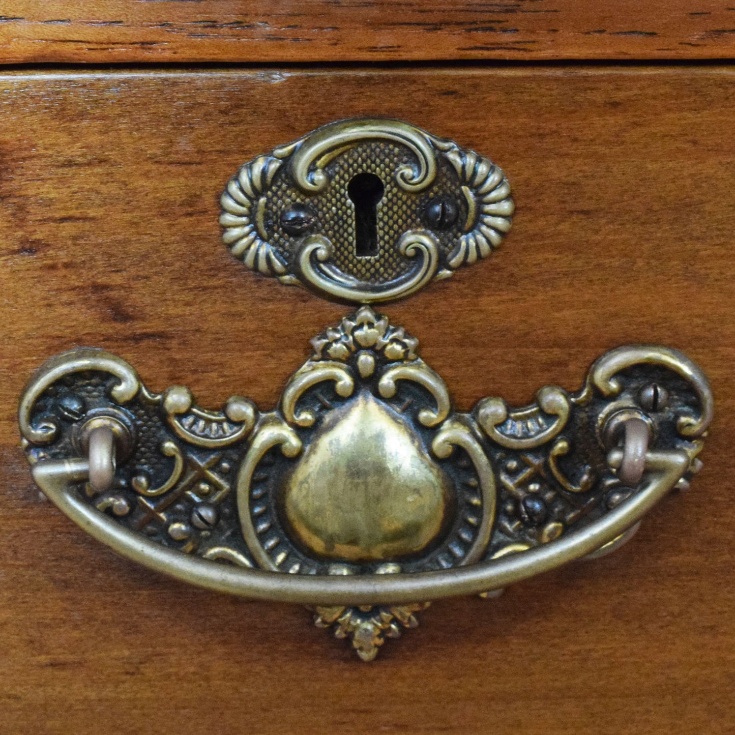 Carved Mahogany Dresser