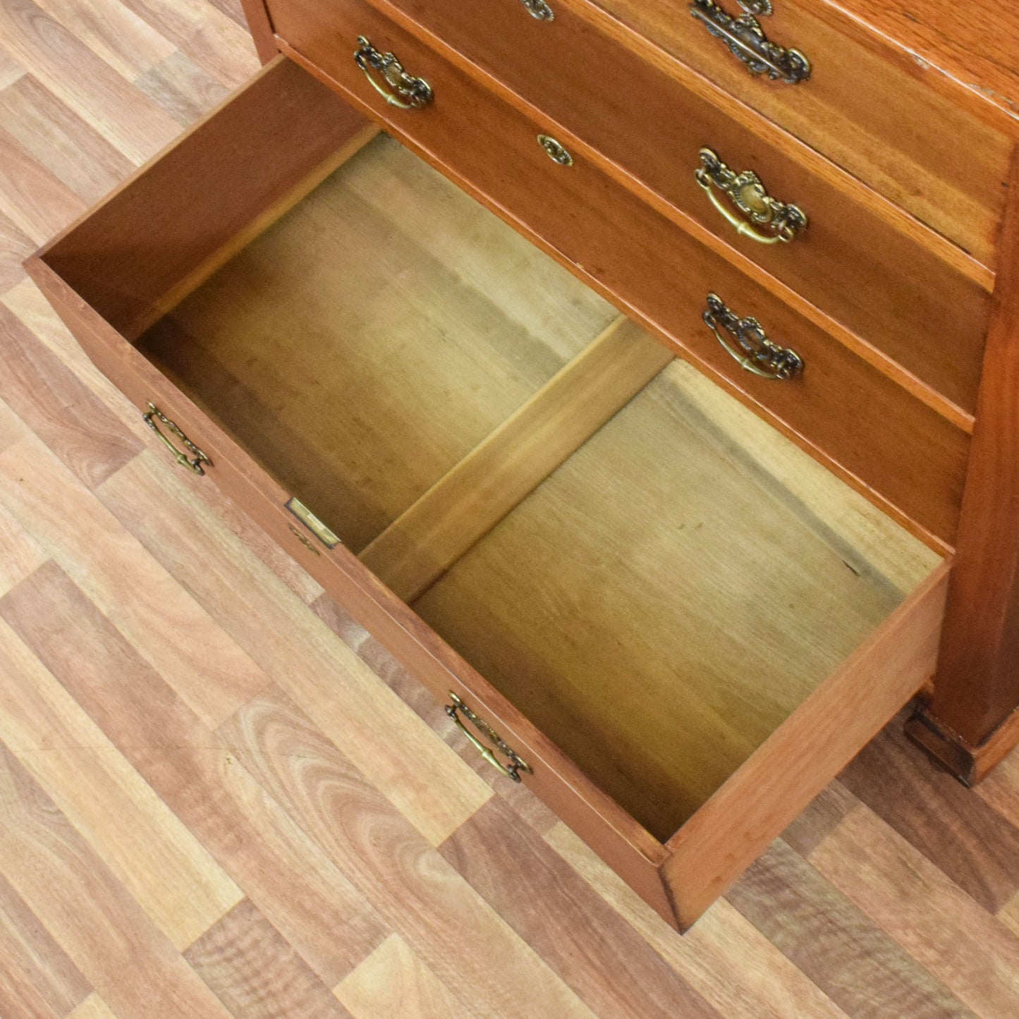 Carved Mahogany Dresser