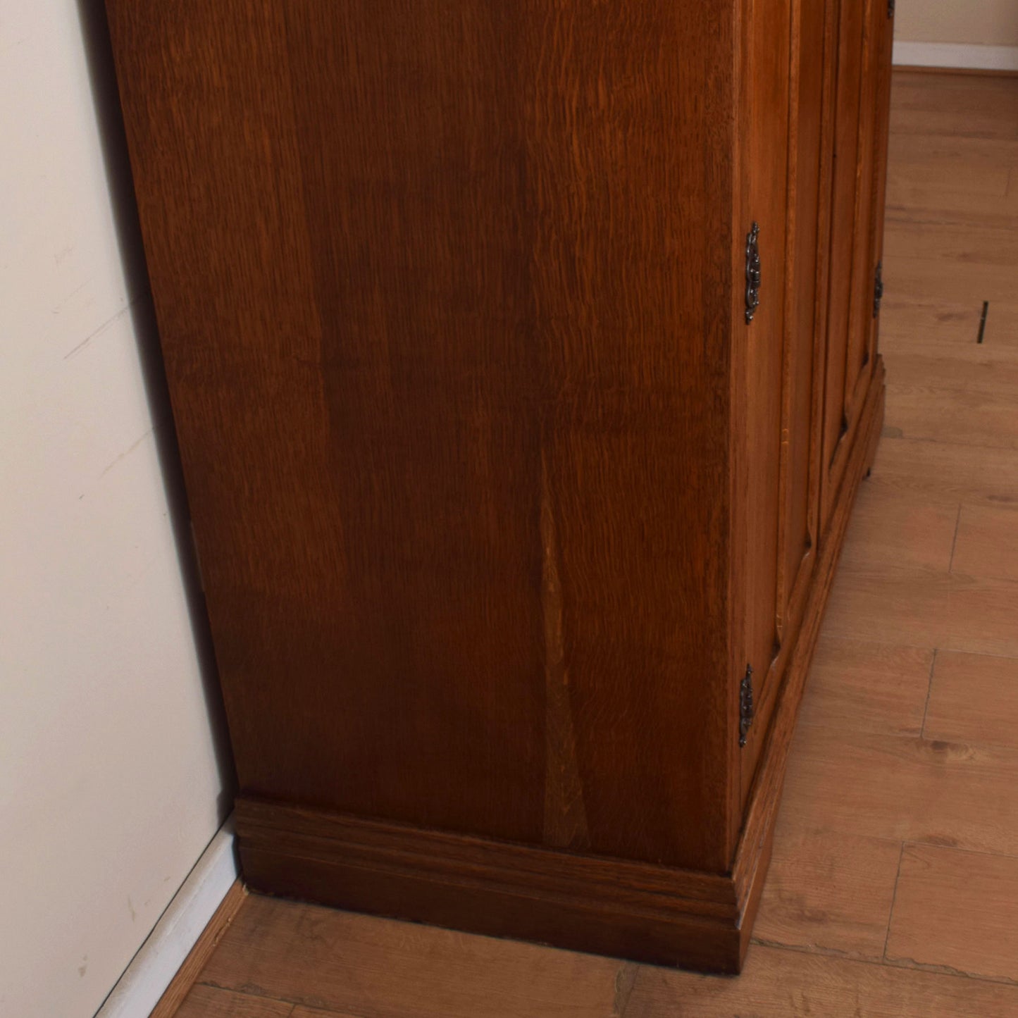 Vintage Oak Double Wardrobe