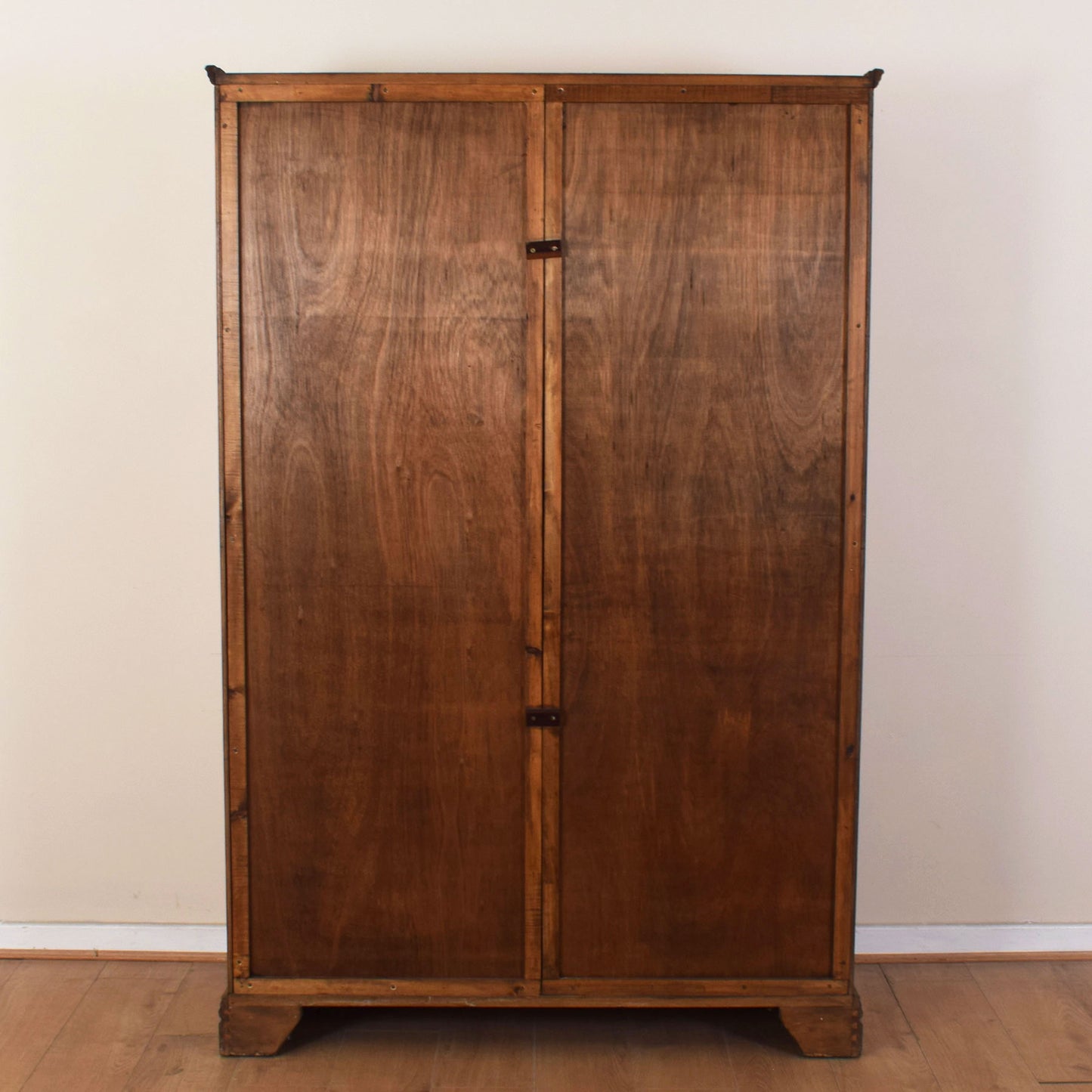 Vintage Oak Double Wardrobe