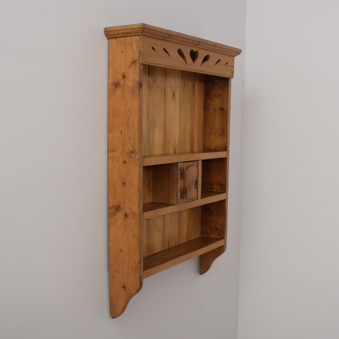 Pine Wall Mounted Shelving Unit