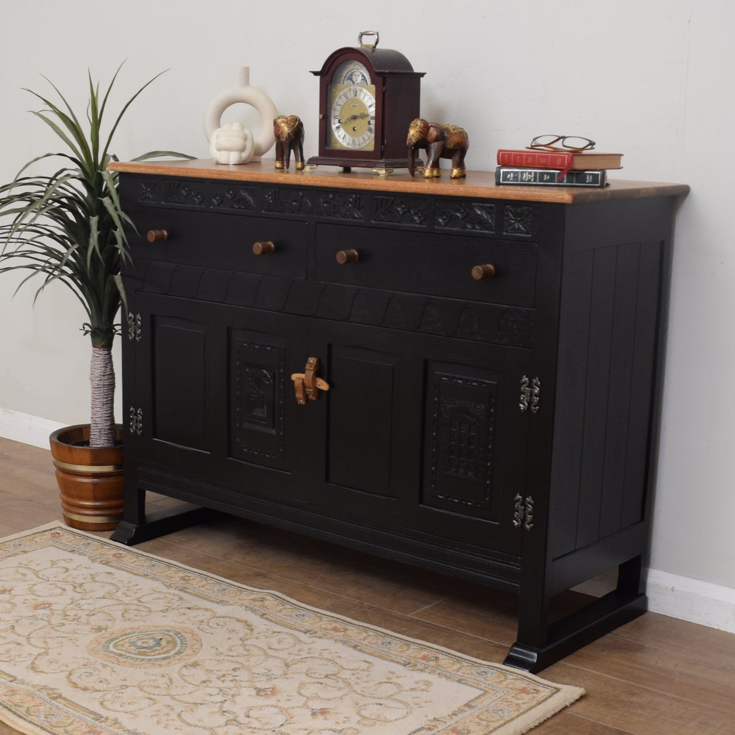 Painted Oak Sideboard