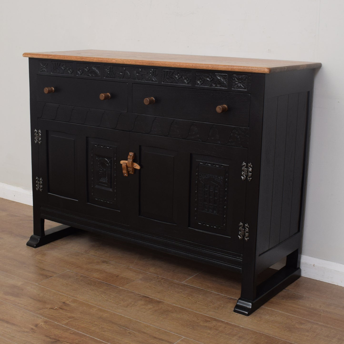 Painted Oak Sideboard