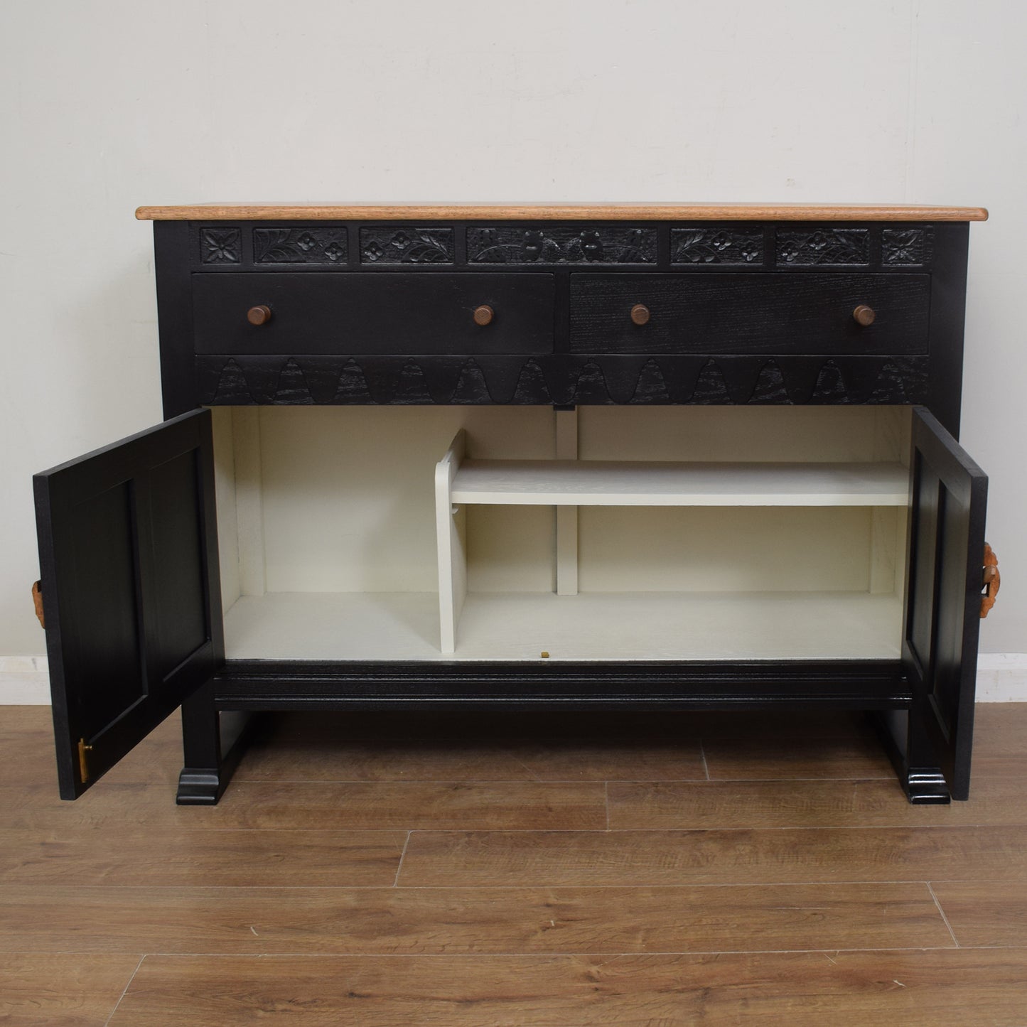 Painted Oak Sideboard