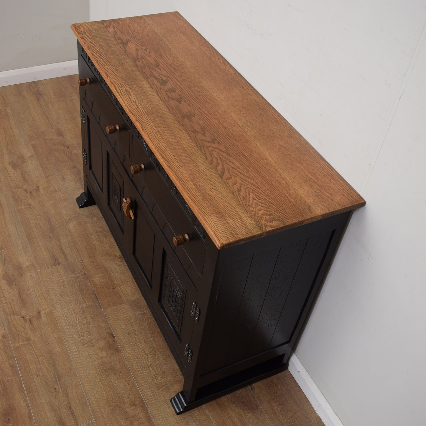 Painted Oak Sideboard