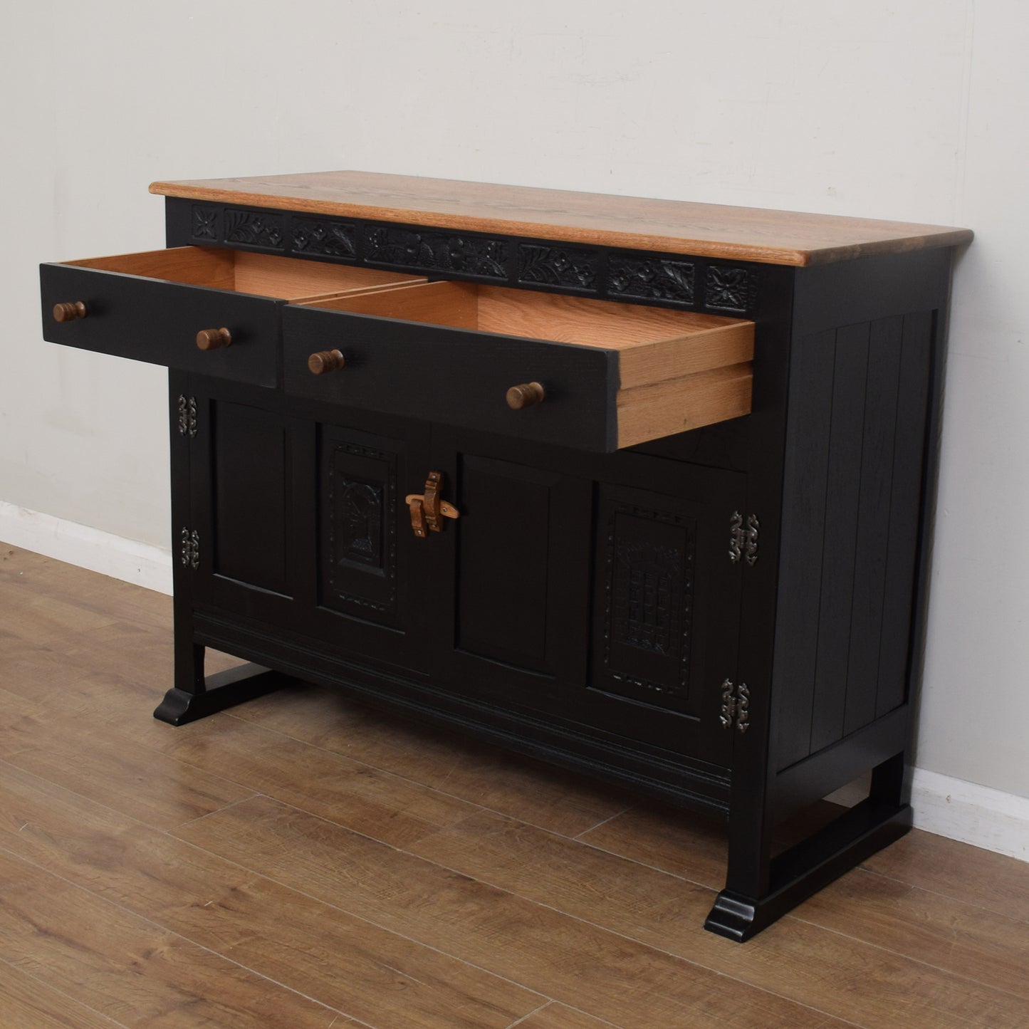 Painted Oak Sideboard