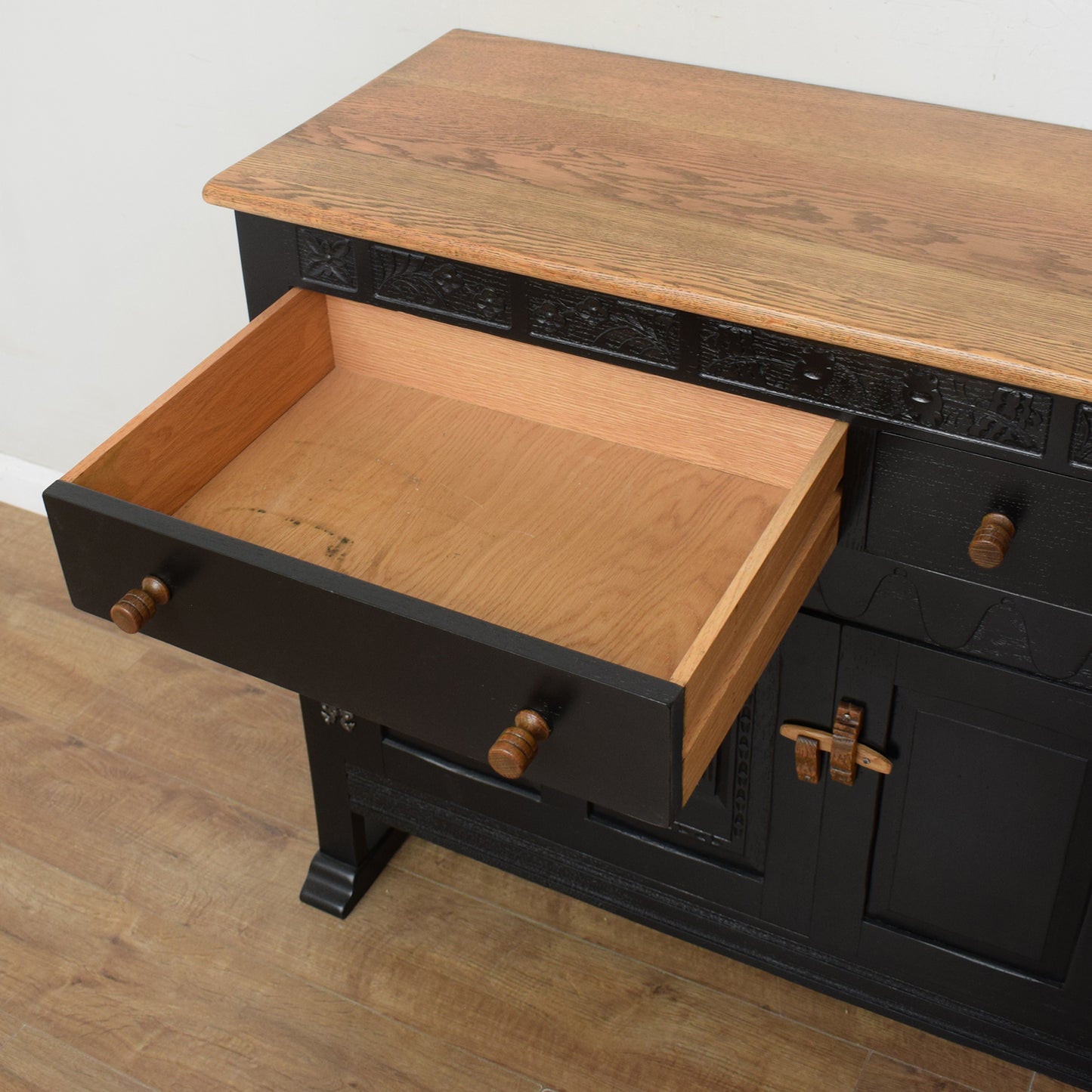 Painted Oak Sideboard