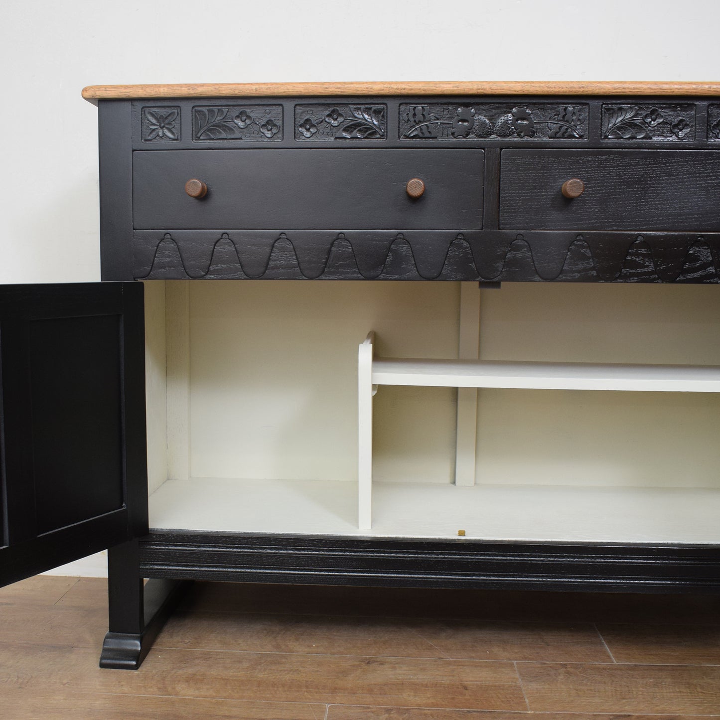 Painted Oak Sideboard