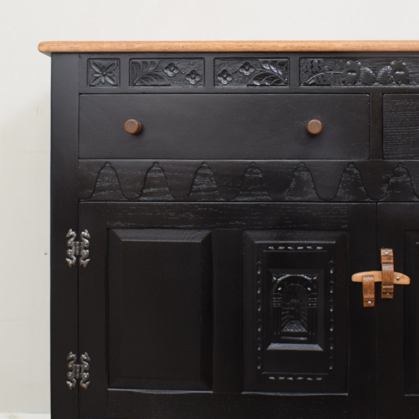 Painted Oak Sideboard