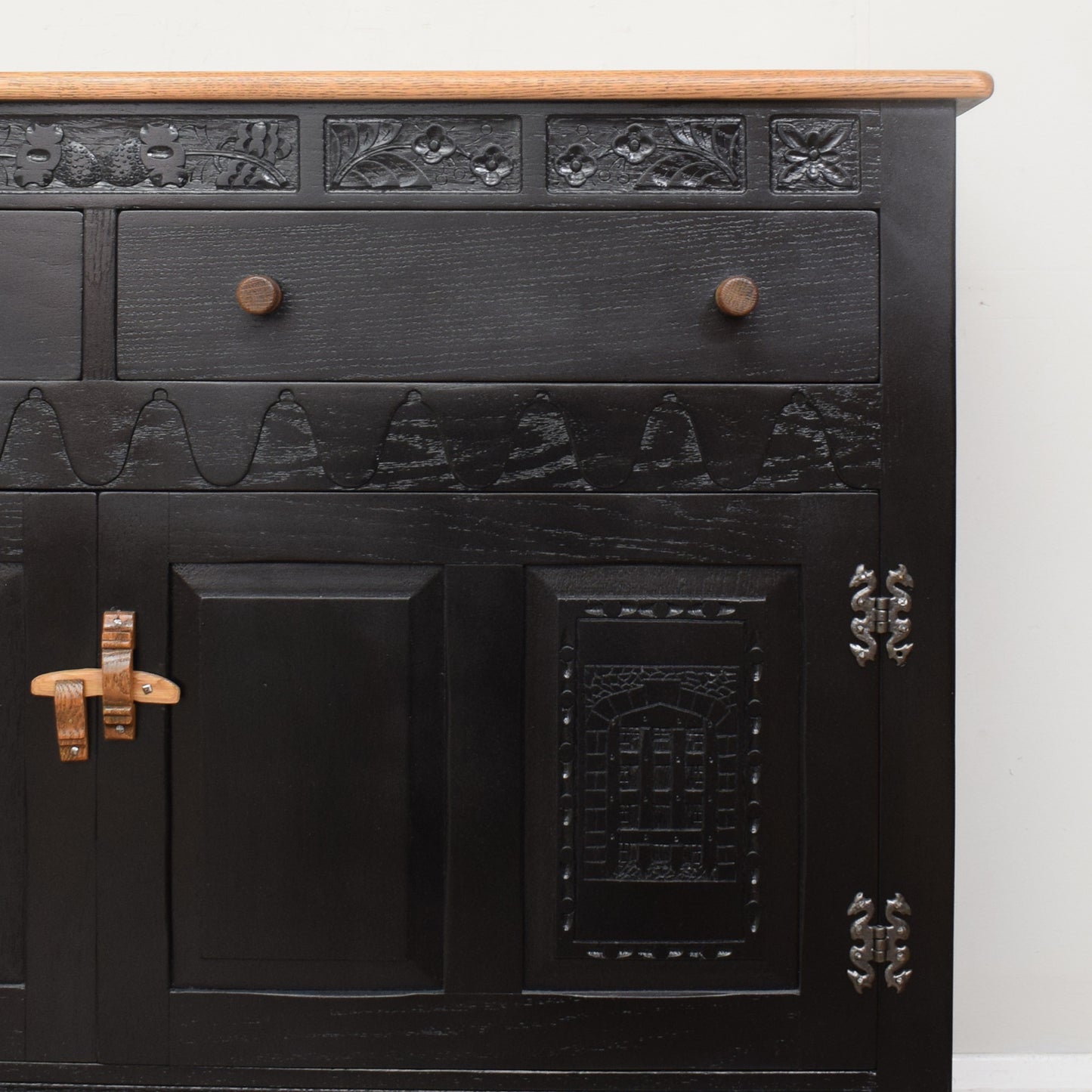 Painted Oak Sideboard