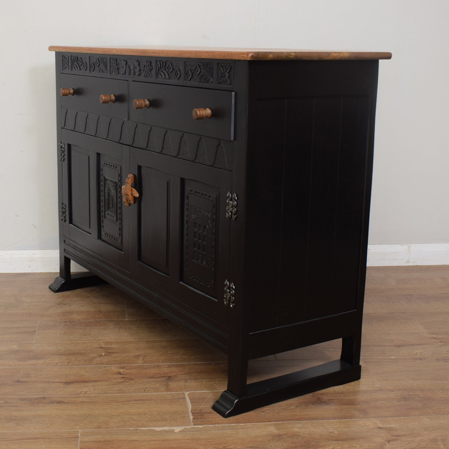 Painted Oak Sideboard