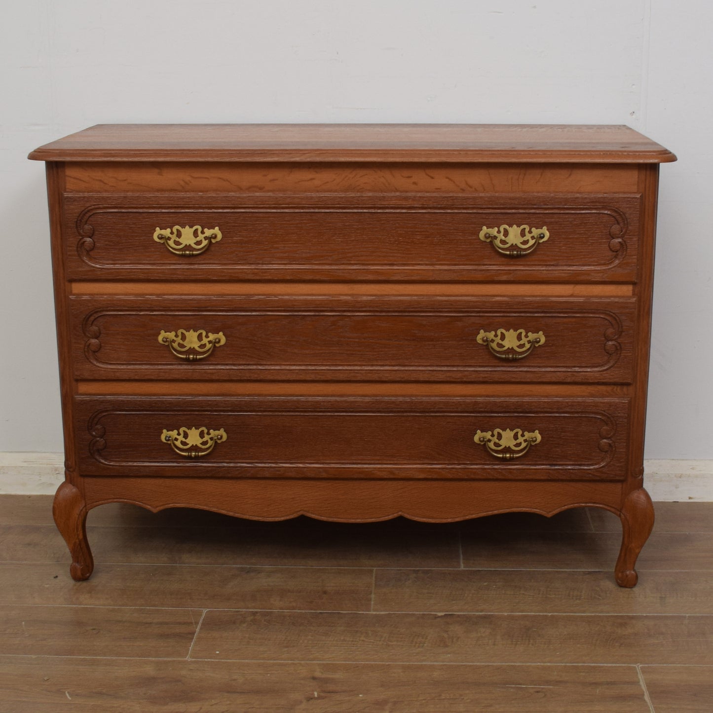 Oak French Chest Of Drawers