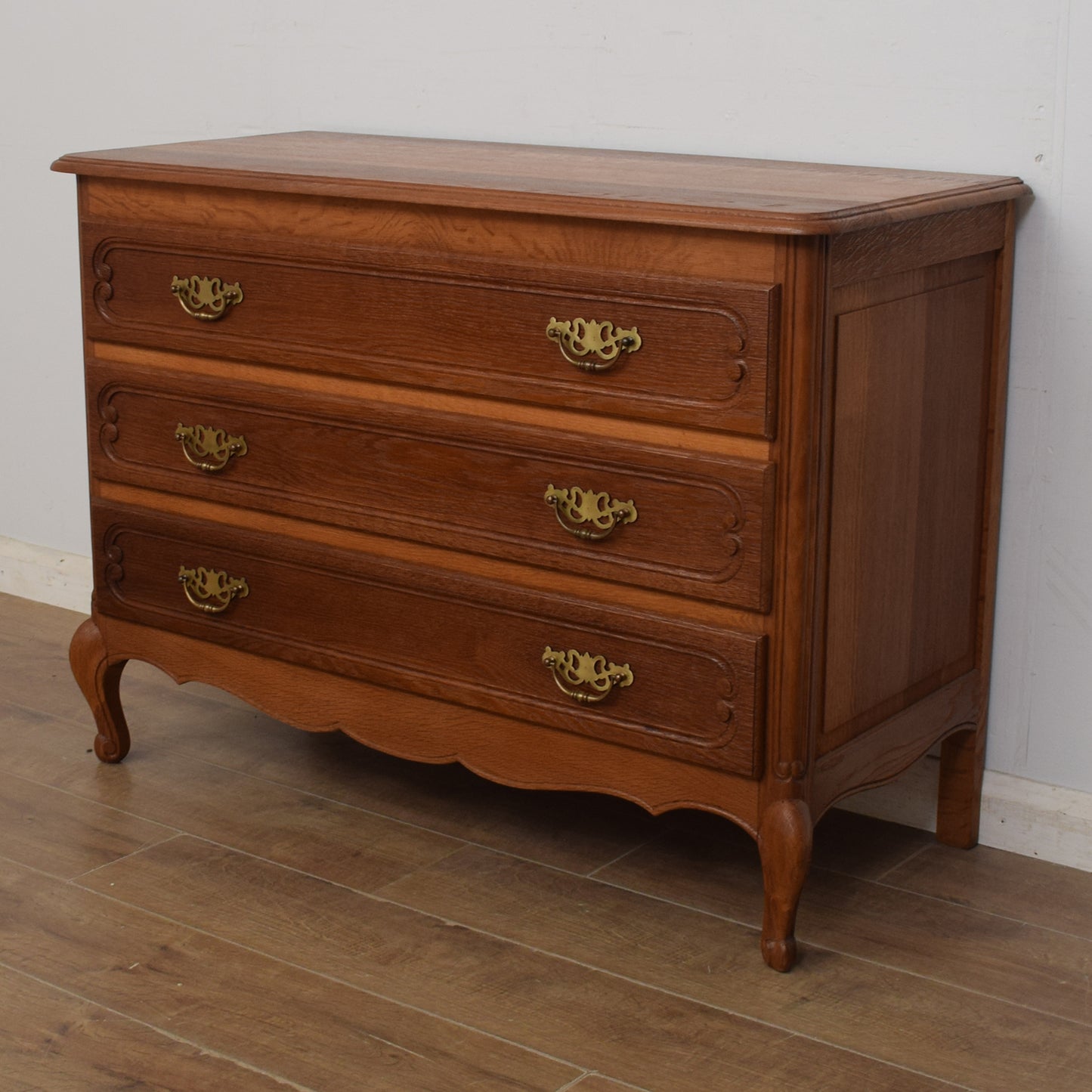 Oak French Chest Of Drawers