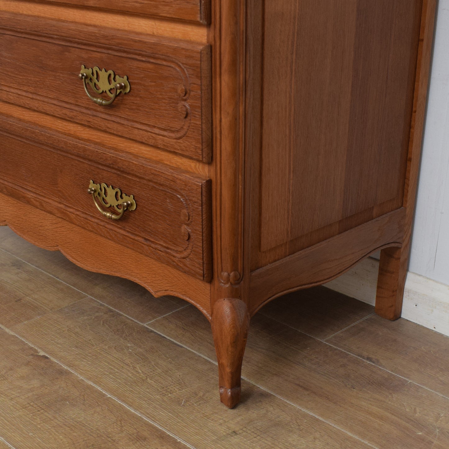 Oak French Chest Of Drawers