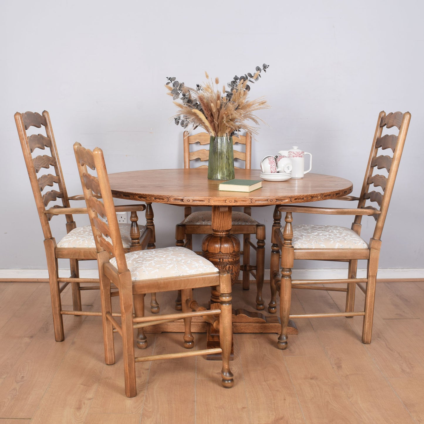 Webber Round Dining Table with Four Chairs