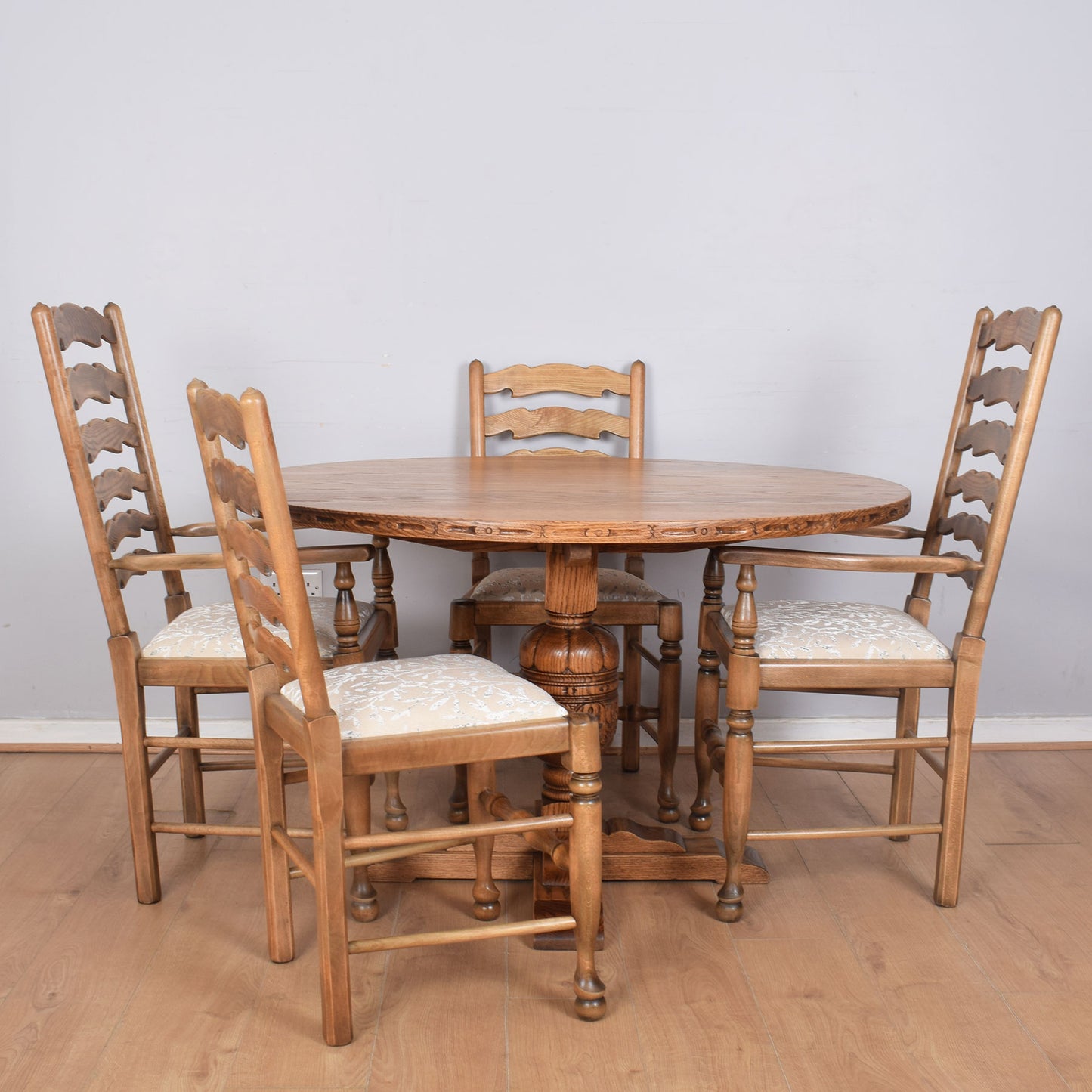 Webber Round Dining Table with Four Chairs