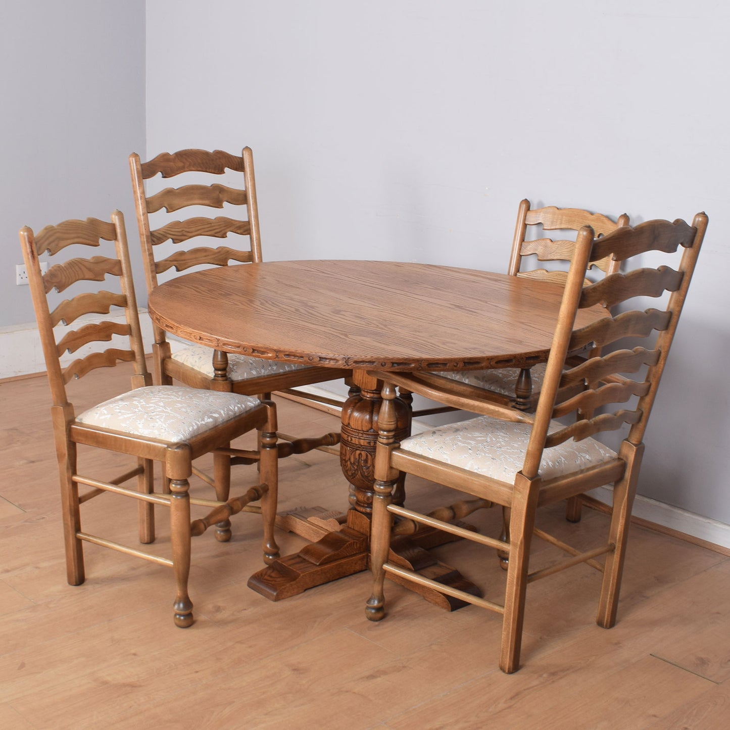 Webber Round Dining Table with Four Chairs