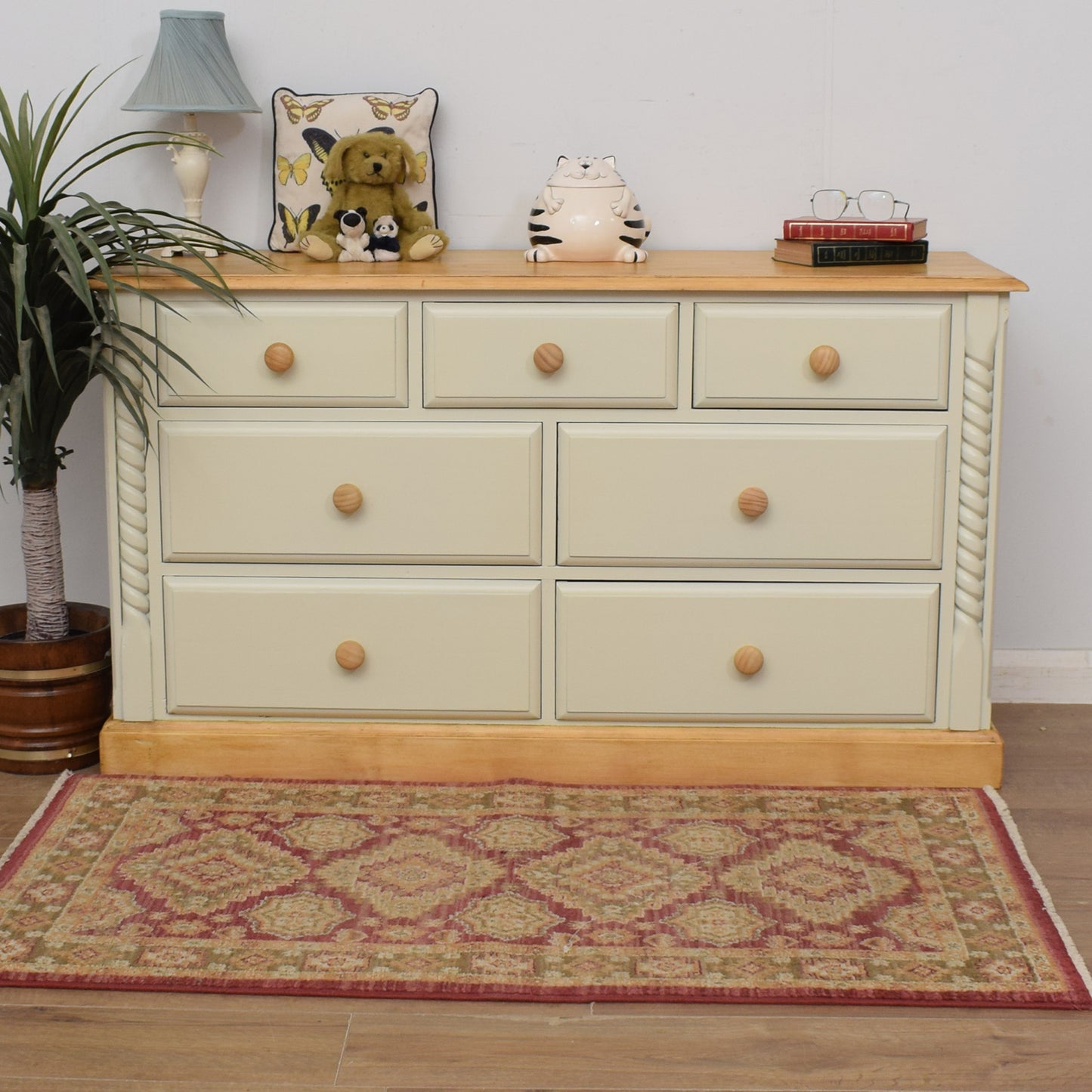 Painted Pine Chest of Drawers