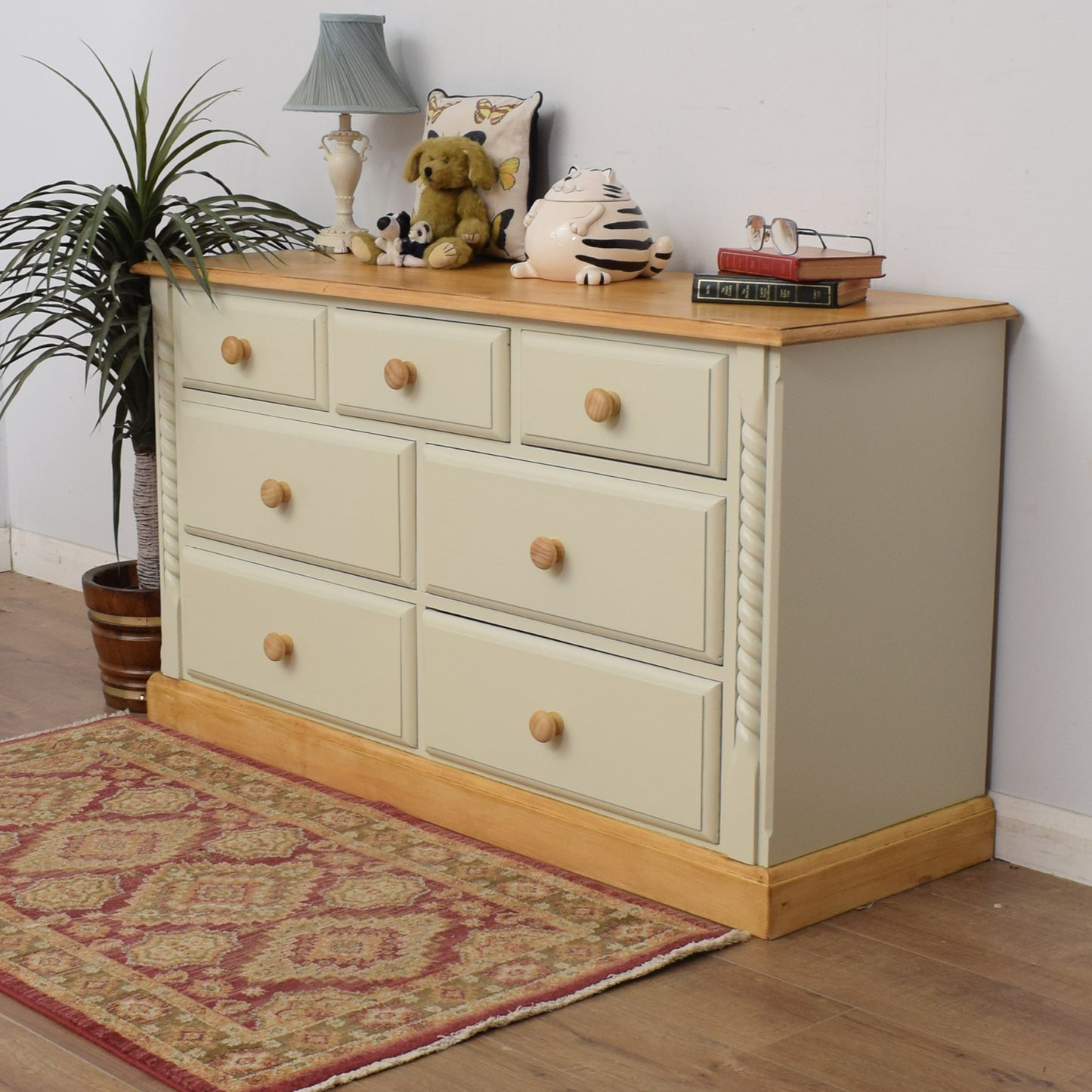 Painted Pine Chest of Drawers