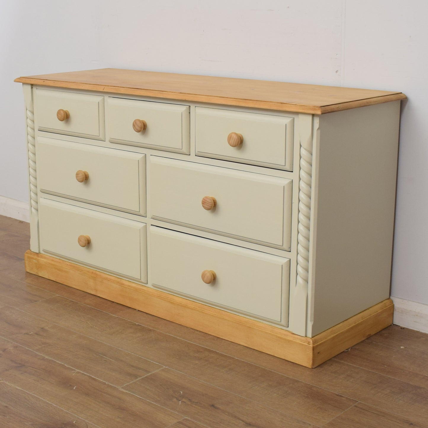 Painted Pine Chest of Drawers