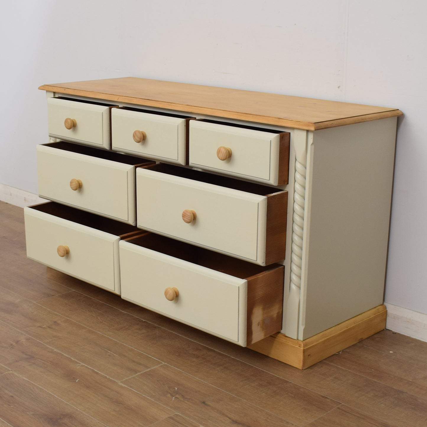 Painted Pine Chest of Drawers