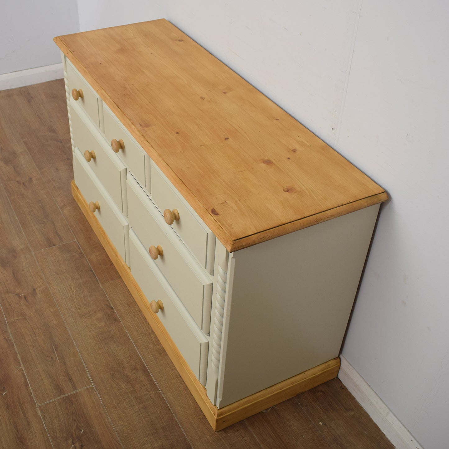 Painted Pine Chest of Drawers
