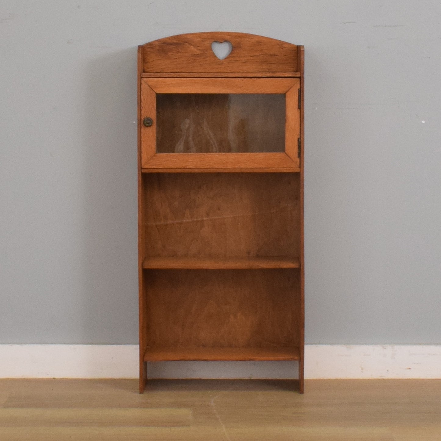 Small Rustic Oak Bookcase