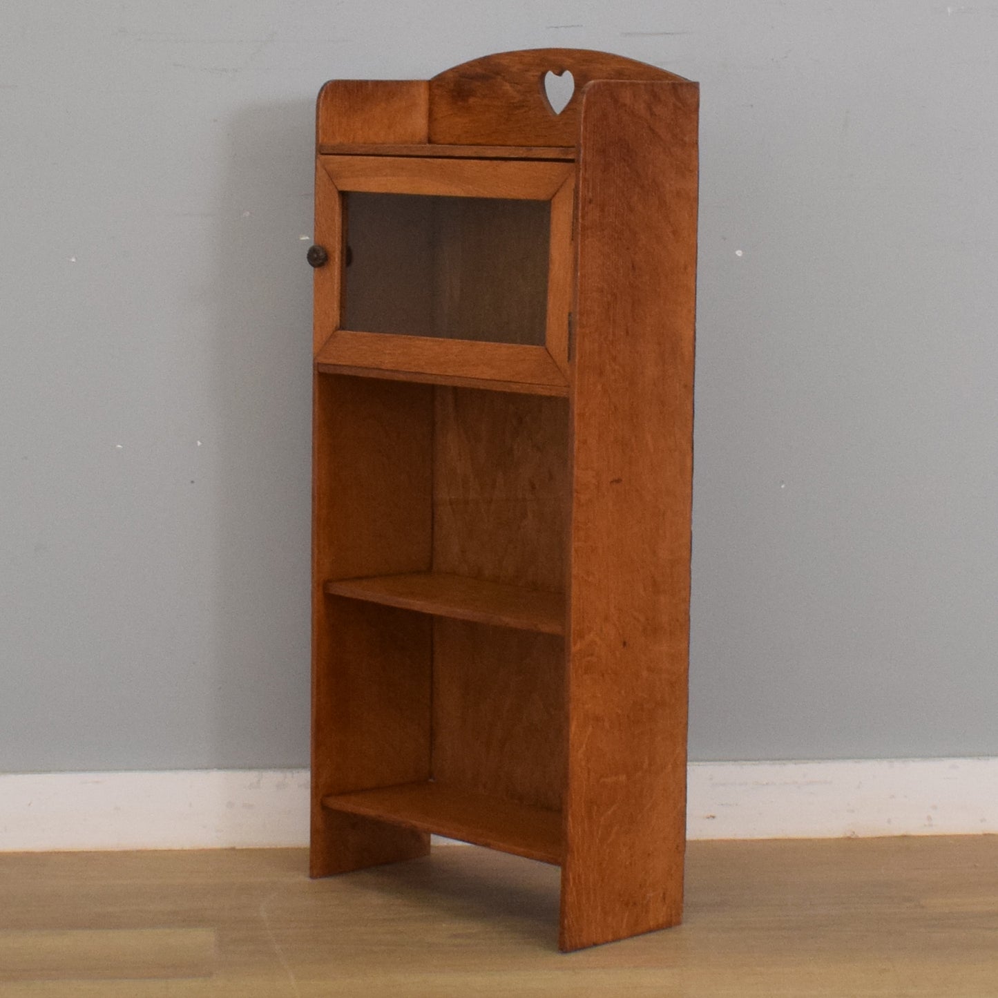 Small Rustic Oak Bookcase