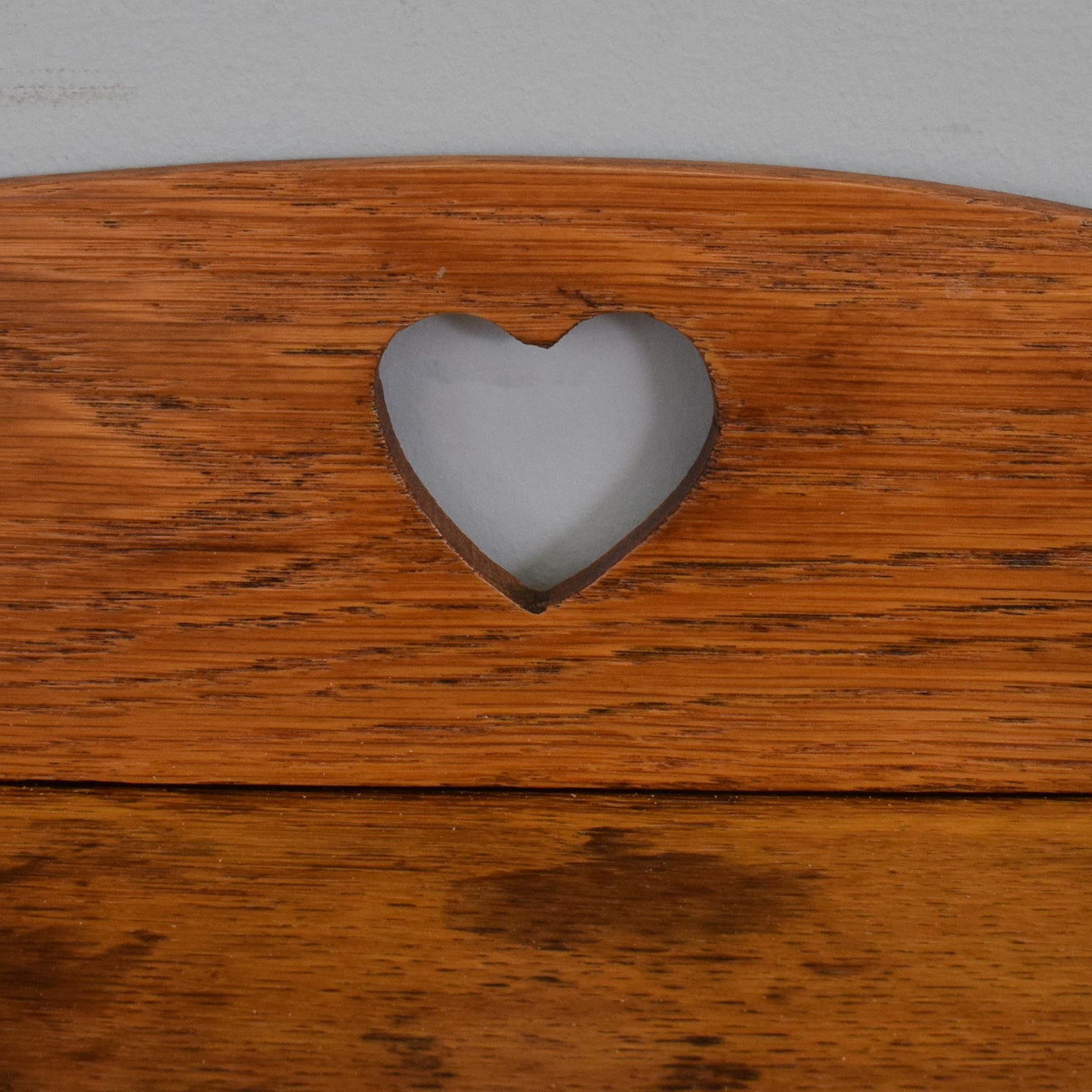 Small Rustic Oak Bookcase