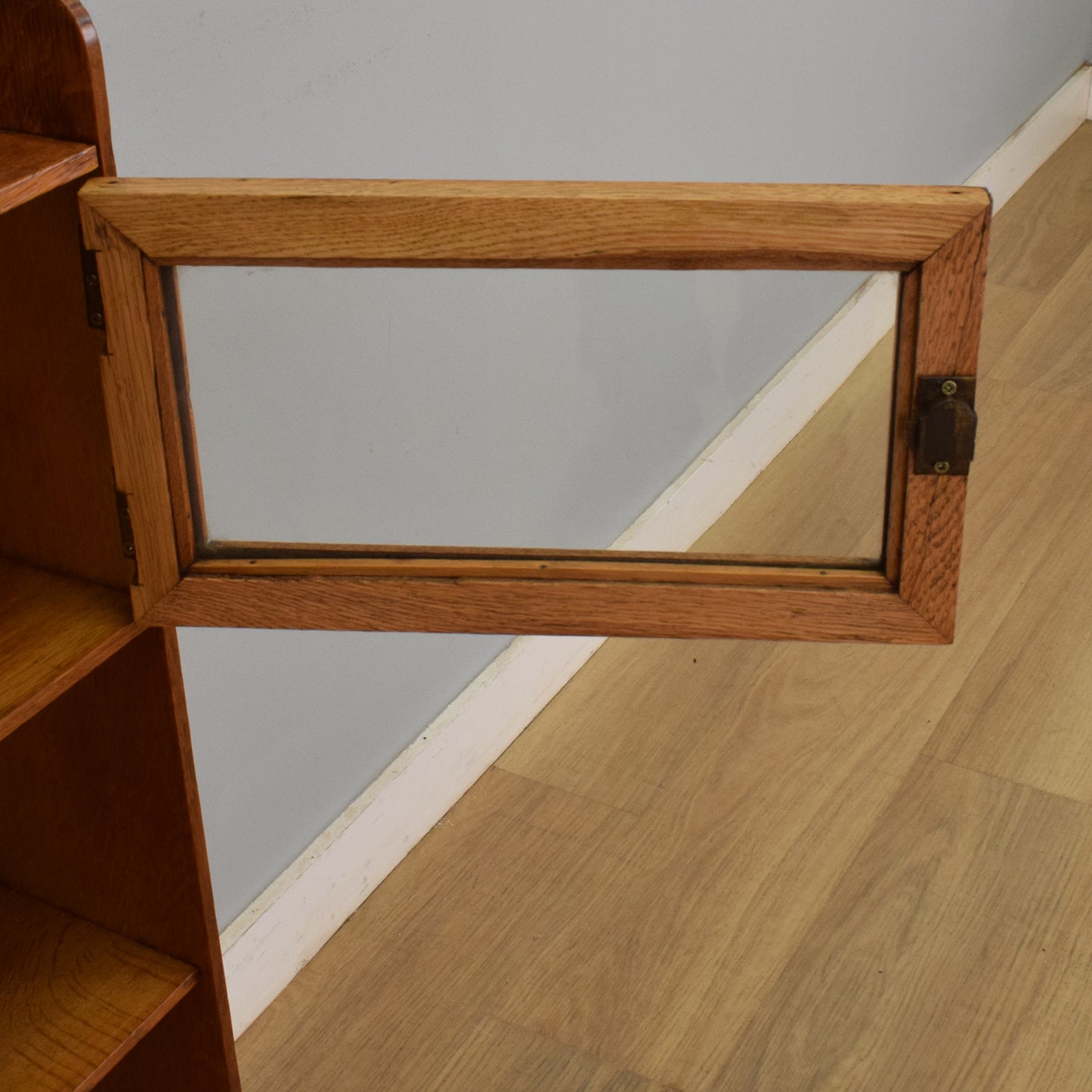 Small Rustic Oak Bookcase