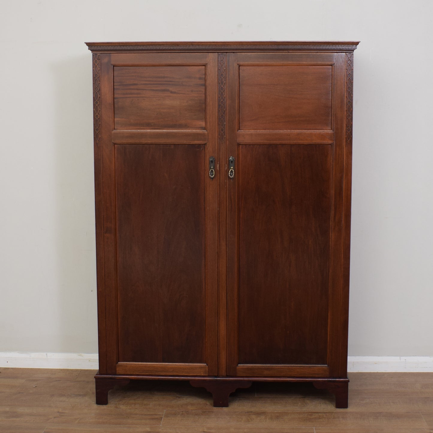 Restored Vintage Mahogany Wardrobe