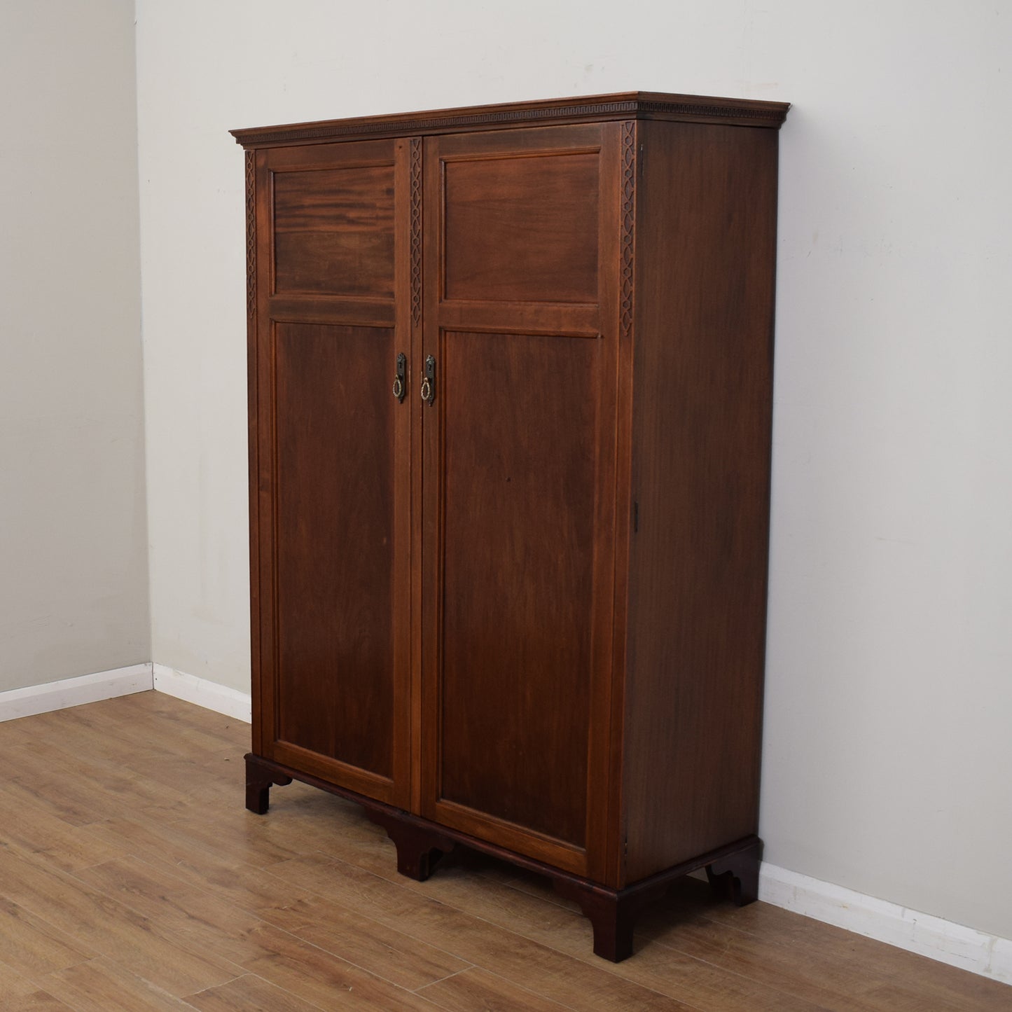 Restored Vintage Mahogany Wardrobe