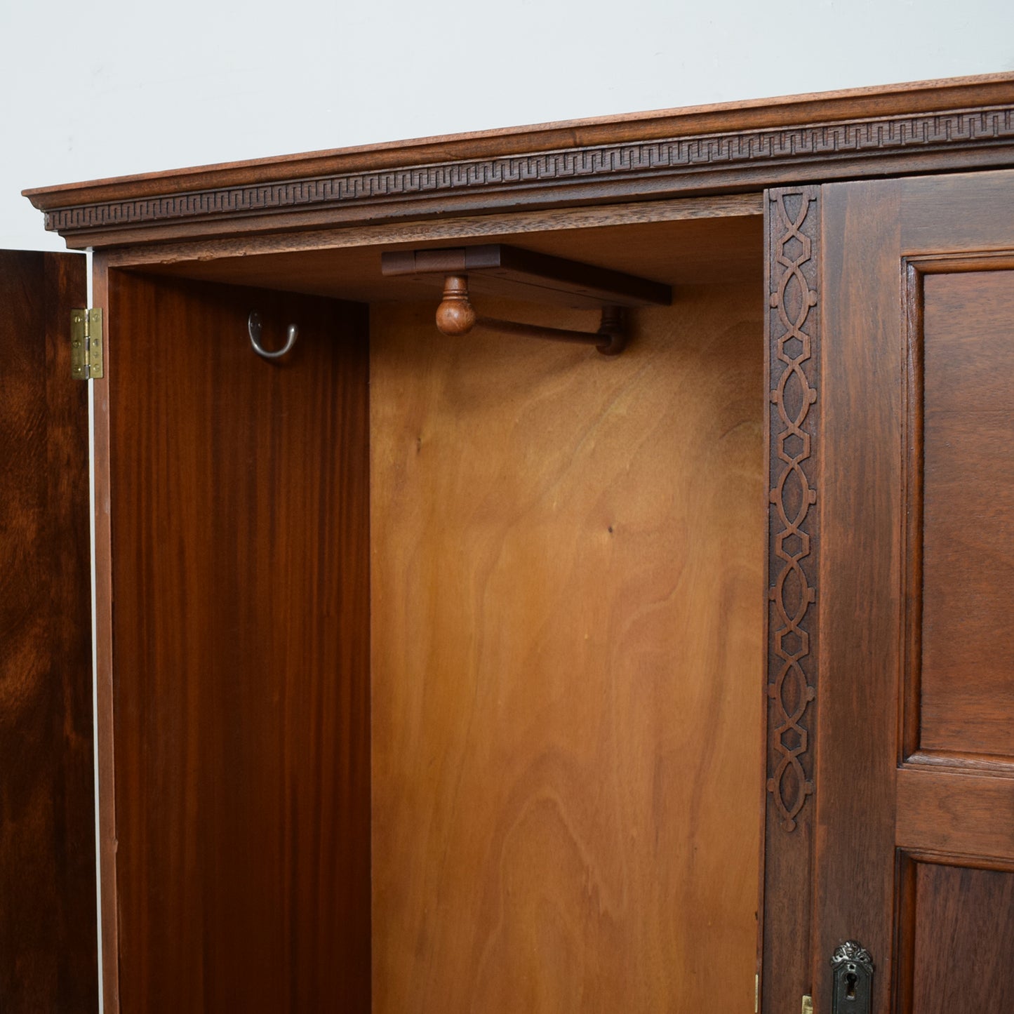 Restored Vintage Mahogany Wardrobe