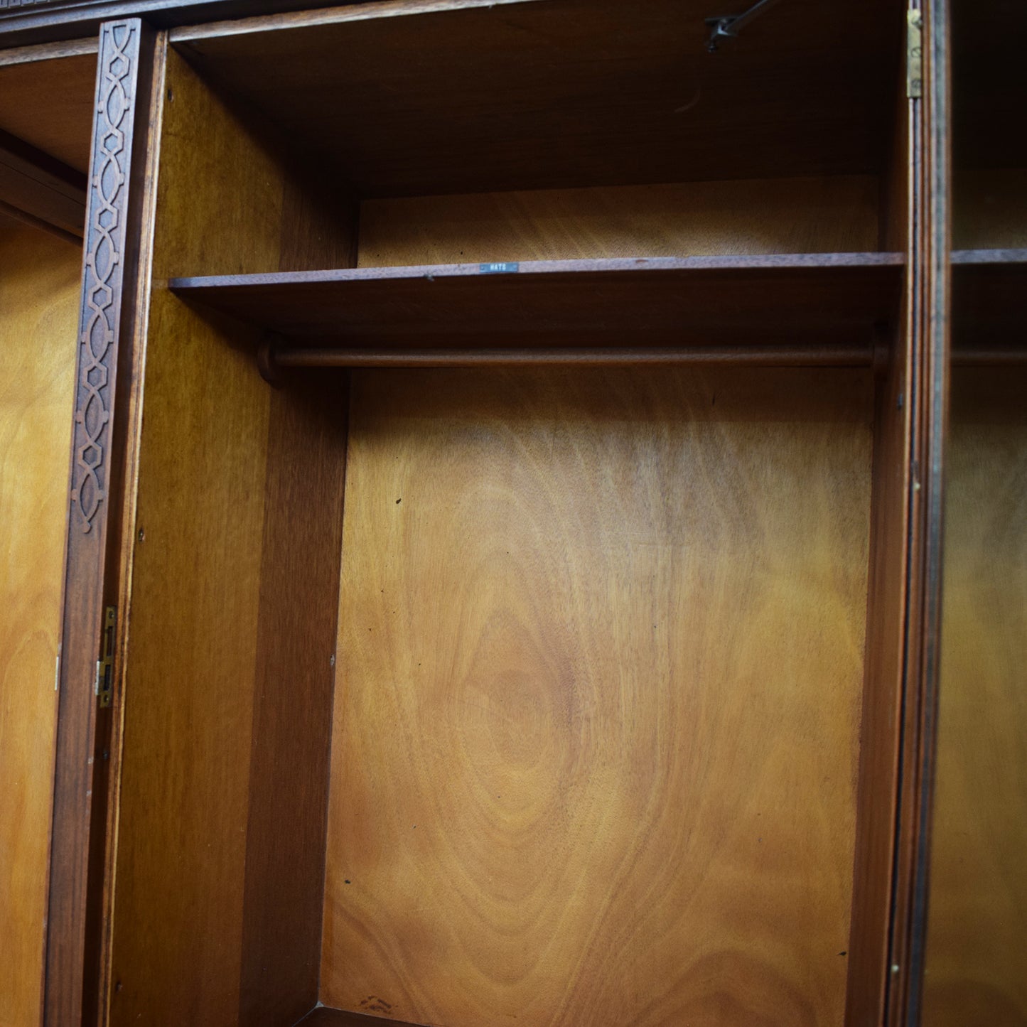 Restored Vintage Mahogany Wardrobe