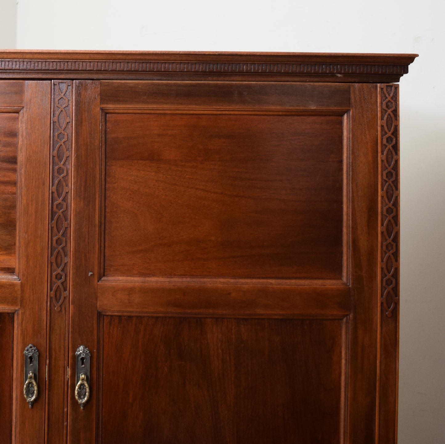 Restored Vintage Mahogany Wardrobe