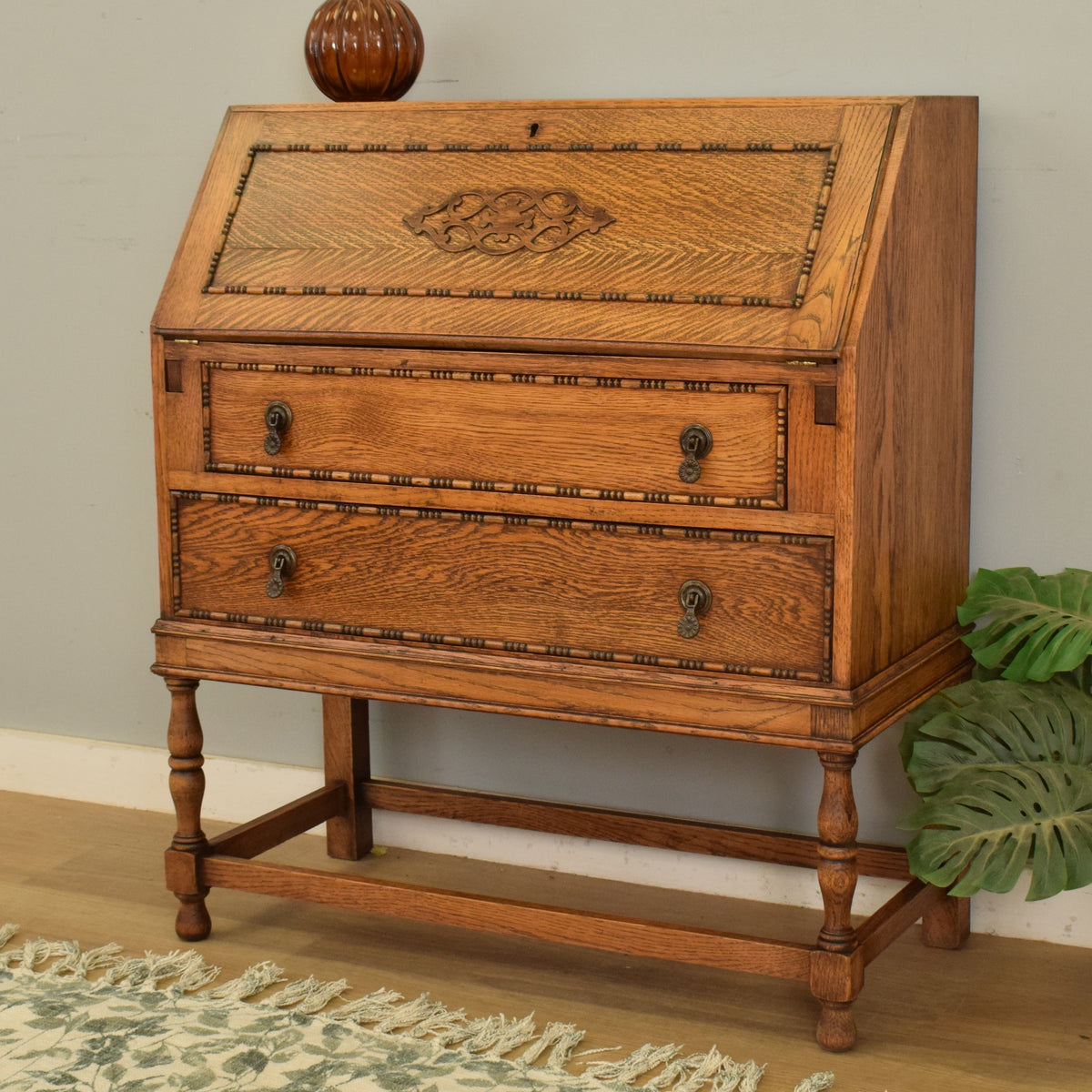 Restored Oak Bureau