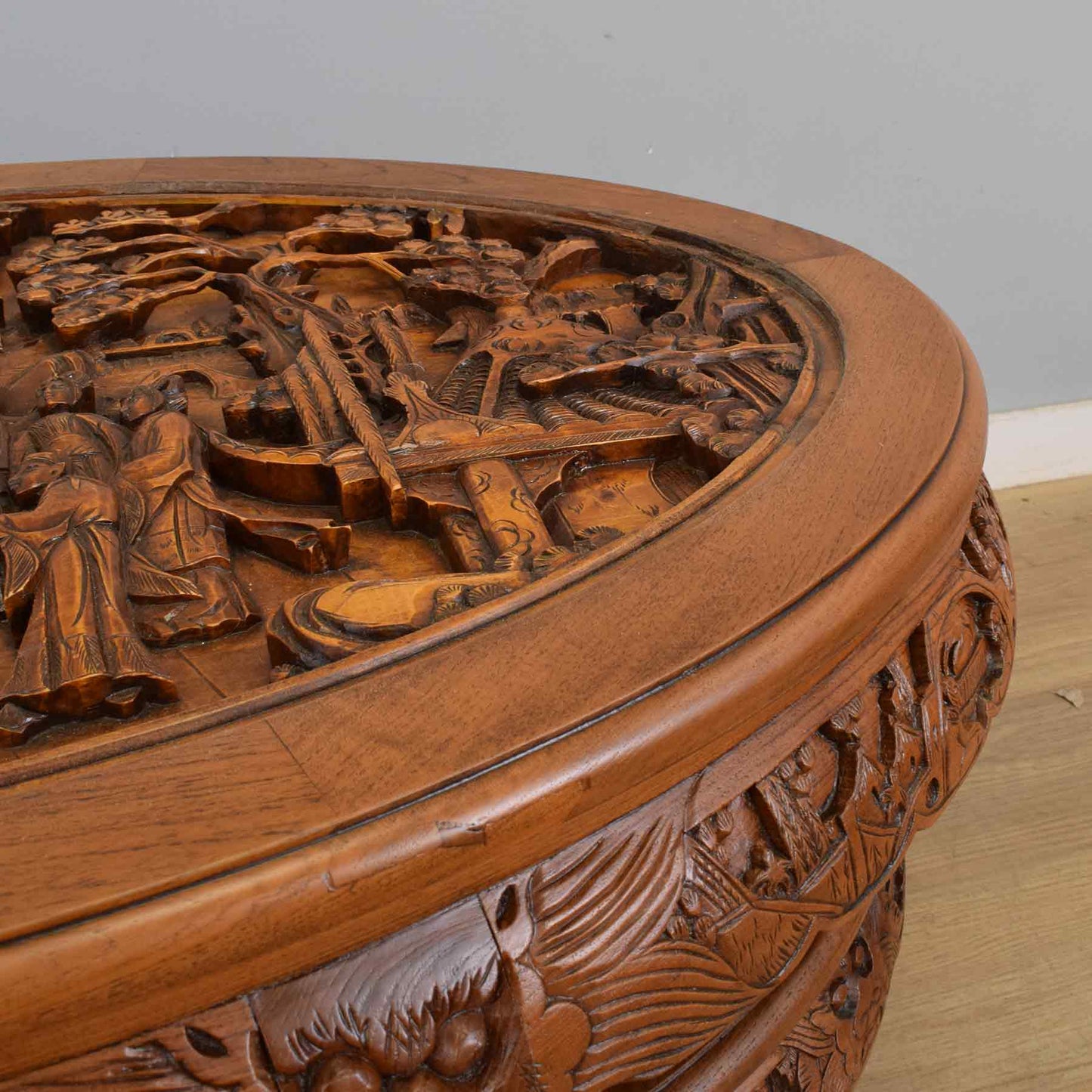 Carved Chinese Nesting Tables
