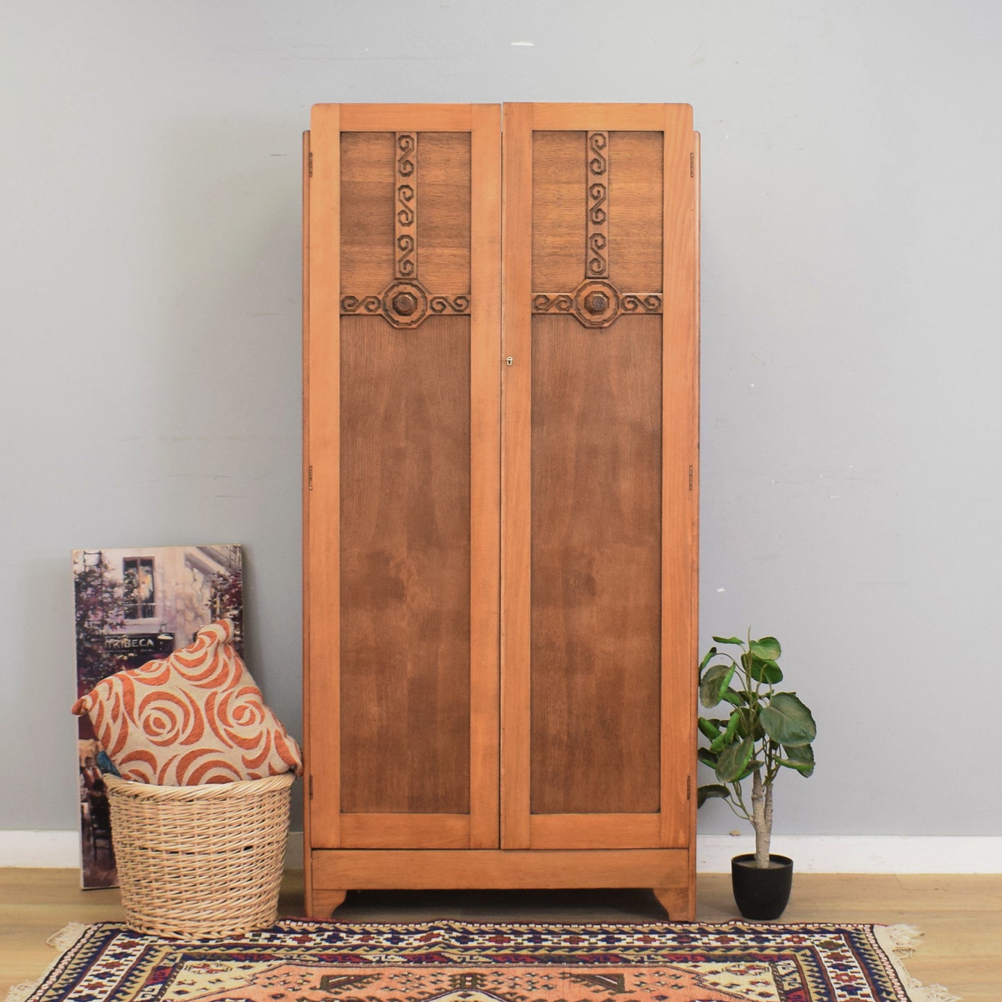 Restored Oak Gents Robe